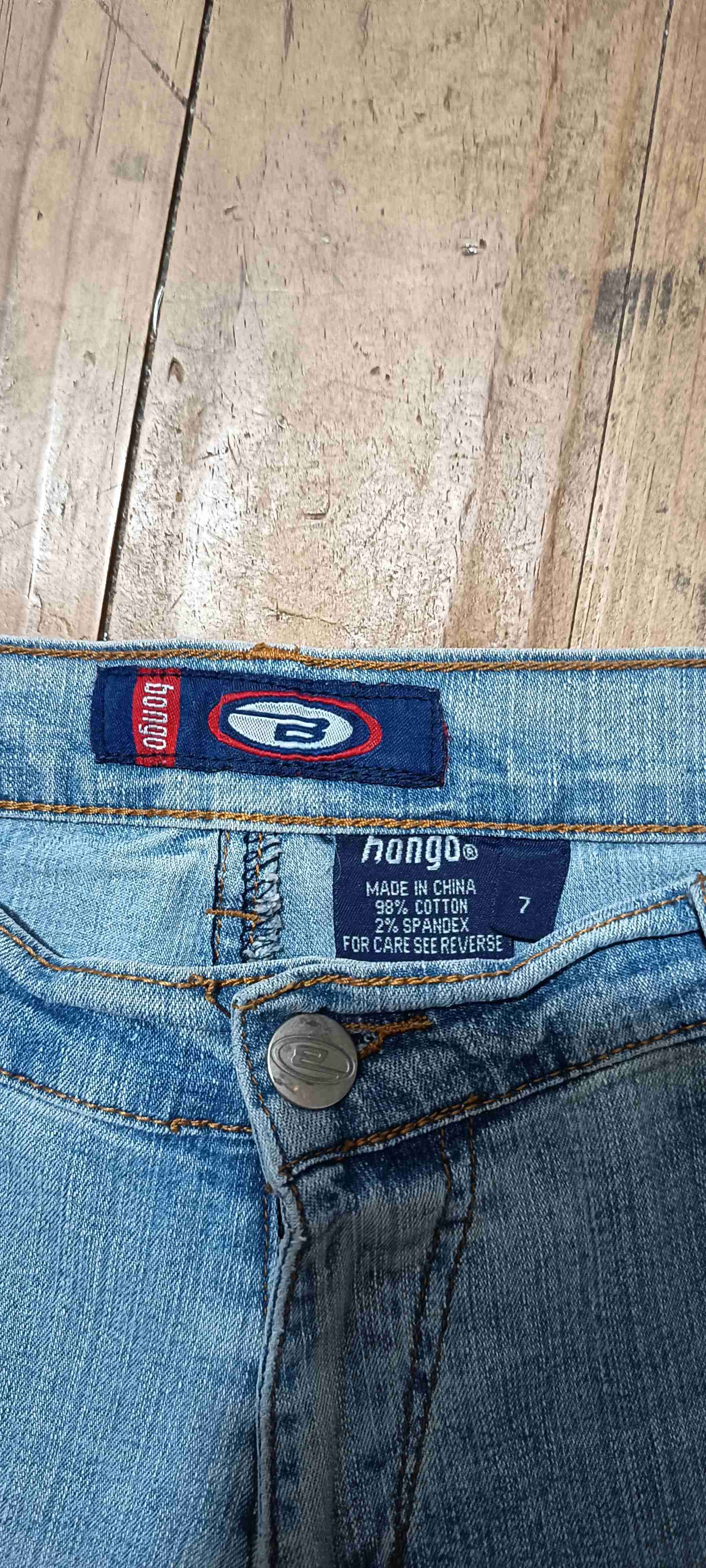 Jeans flare tiro medio - miniatura 3