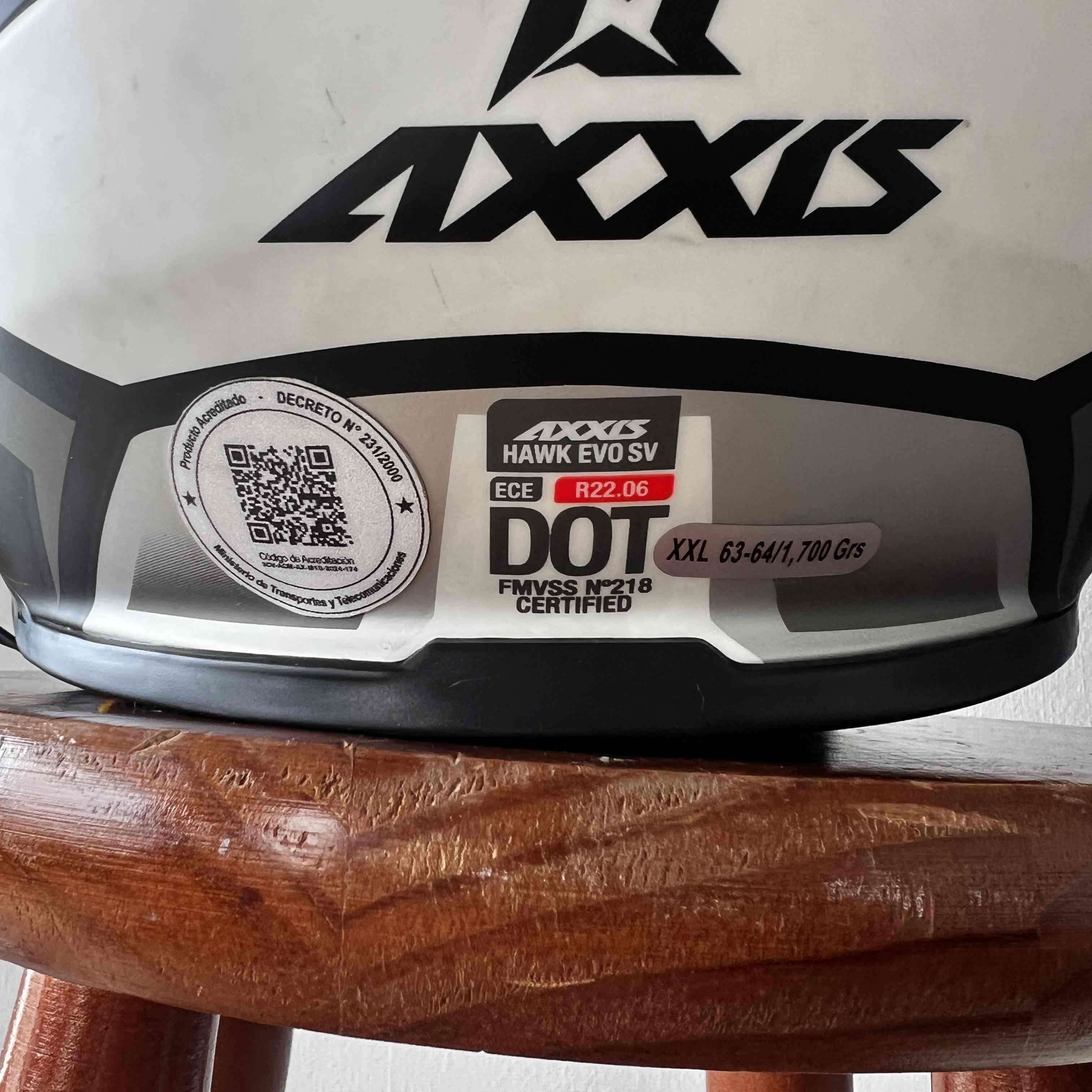 Casco Axxis Hawk Evo XXL - miniatura 4