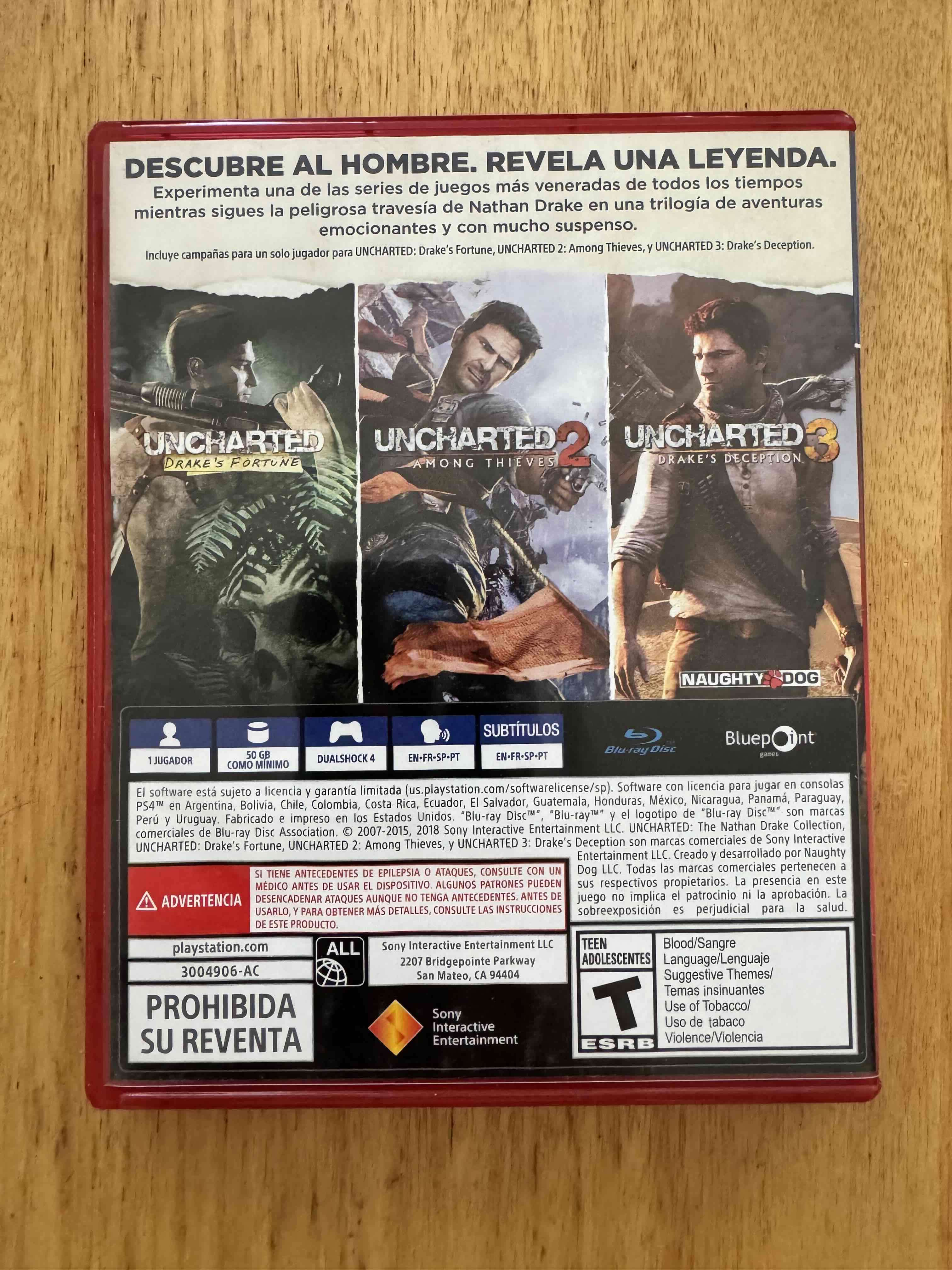 Uncharted The Nathan Drake Collection PS4 - miniatura 3