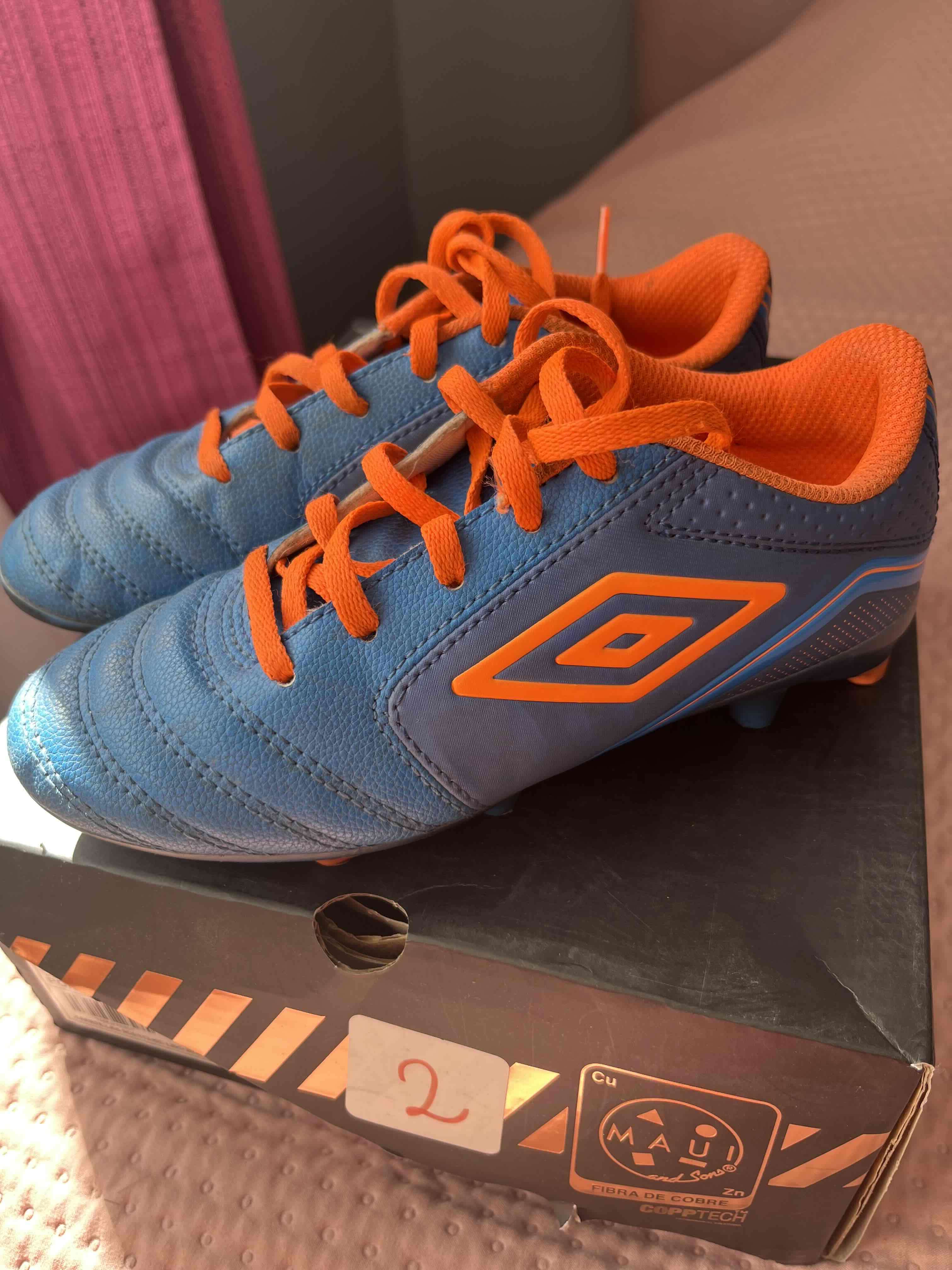 Zapatillas de fútbol Umbro azul - miniatura 2