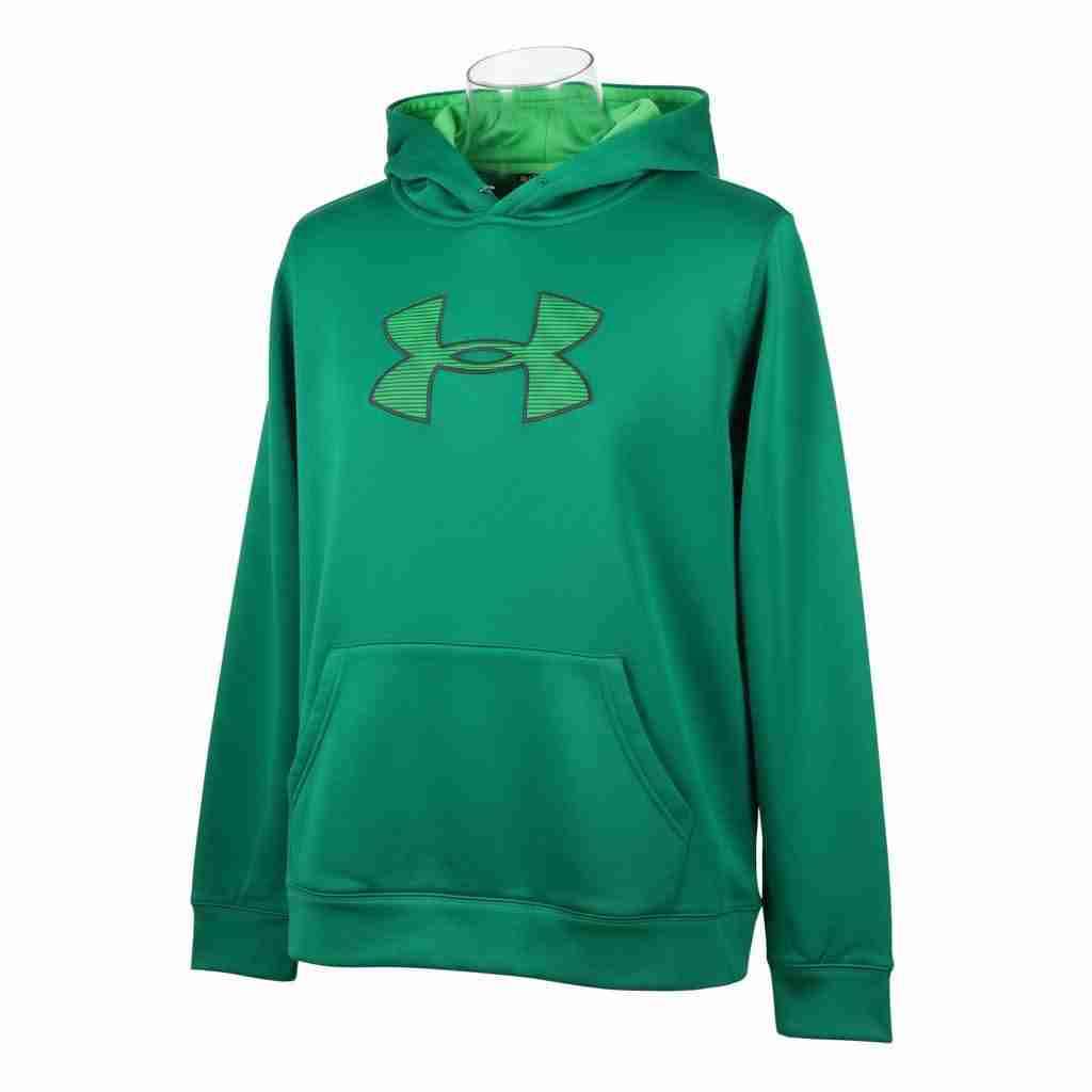 Polerón verde marca Under Armour