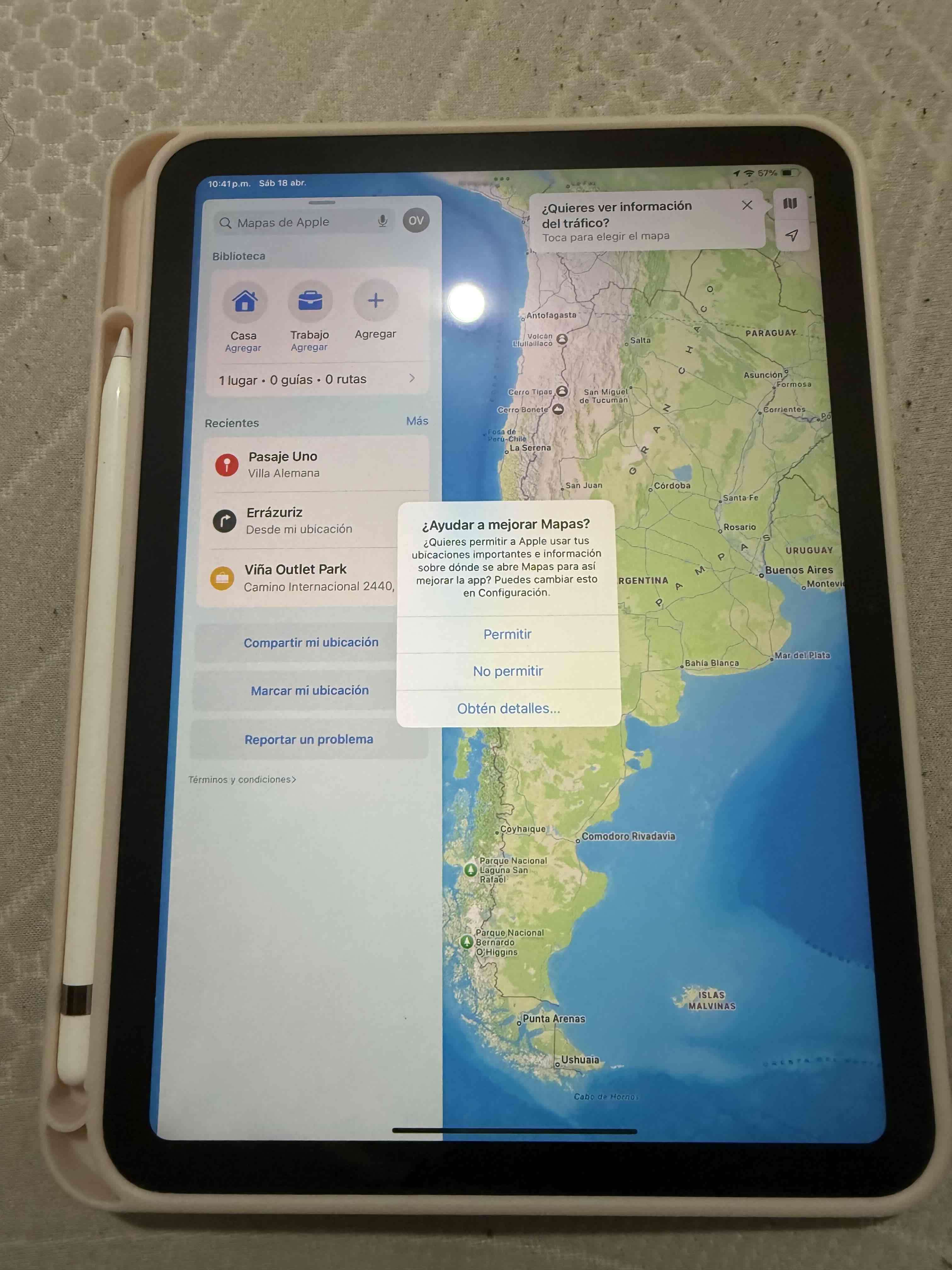 iPad 10  64gb con carcasa y Apple Pencil - miniatura 3