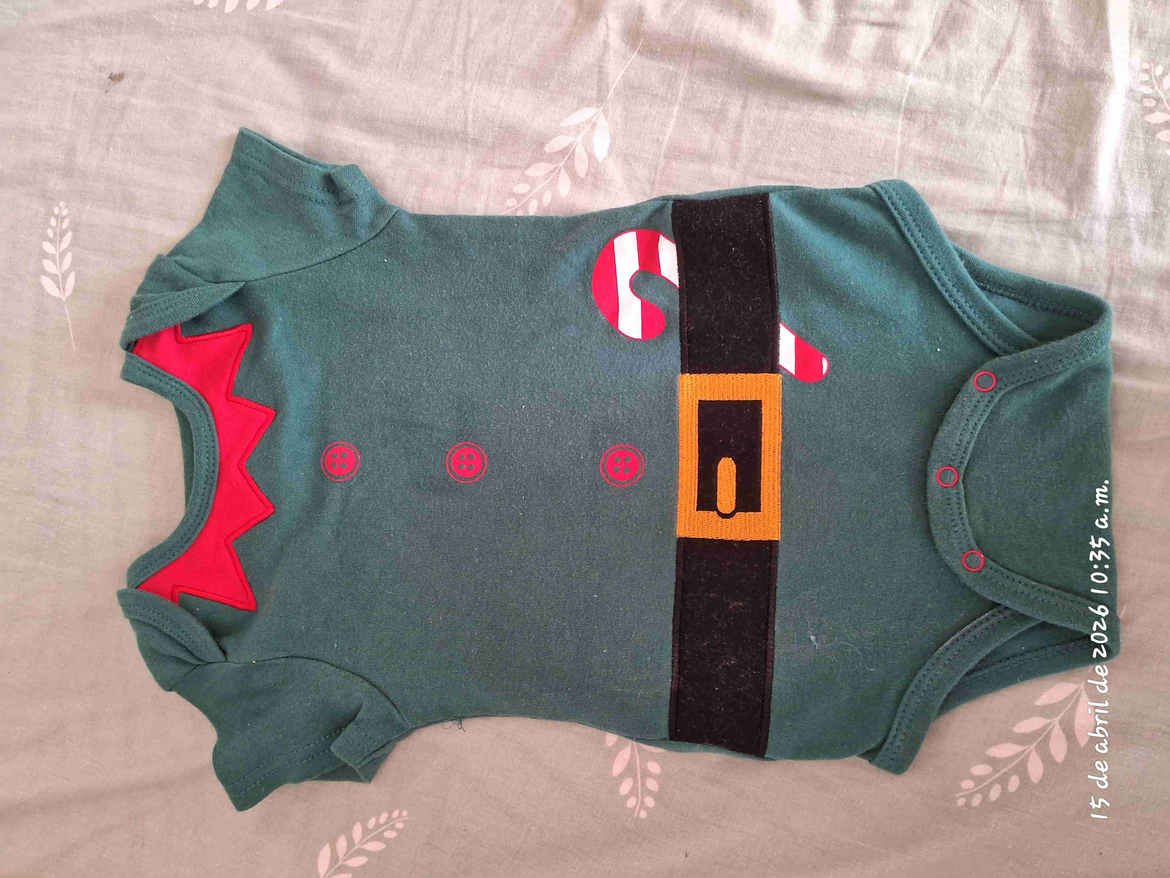 Pantalones de bebé verde - miniatura 3