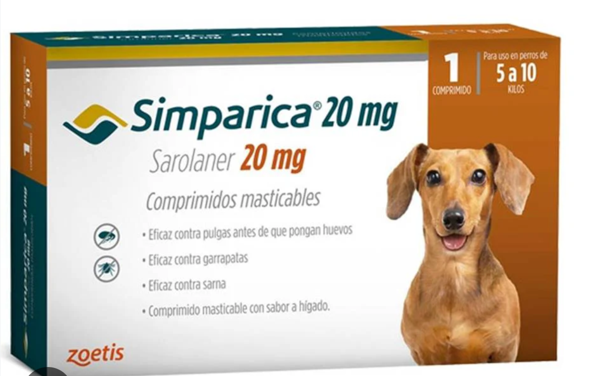 Simparica 20 mg para perros
