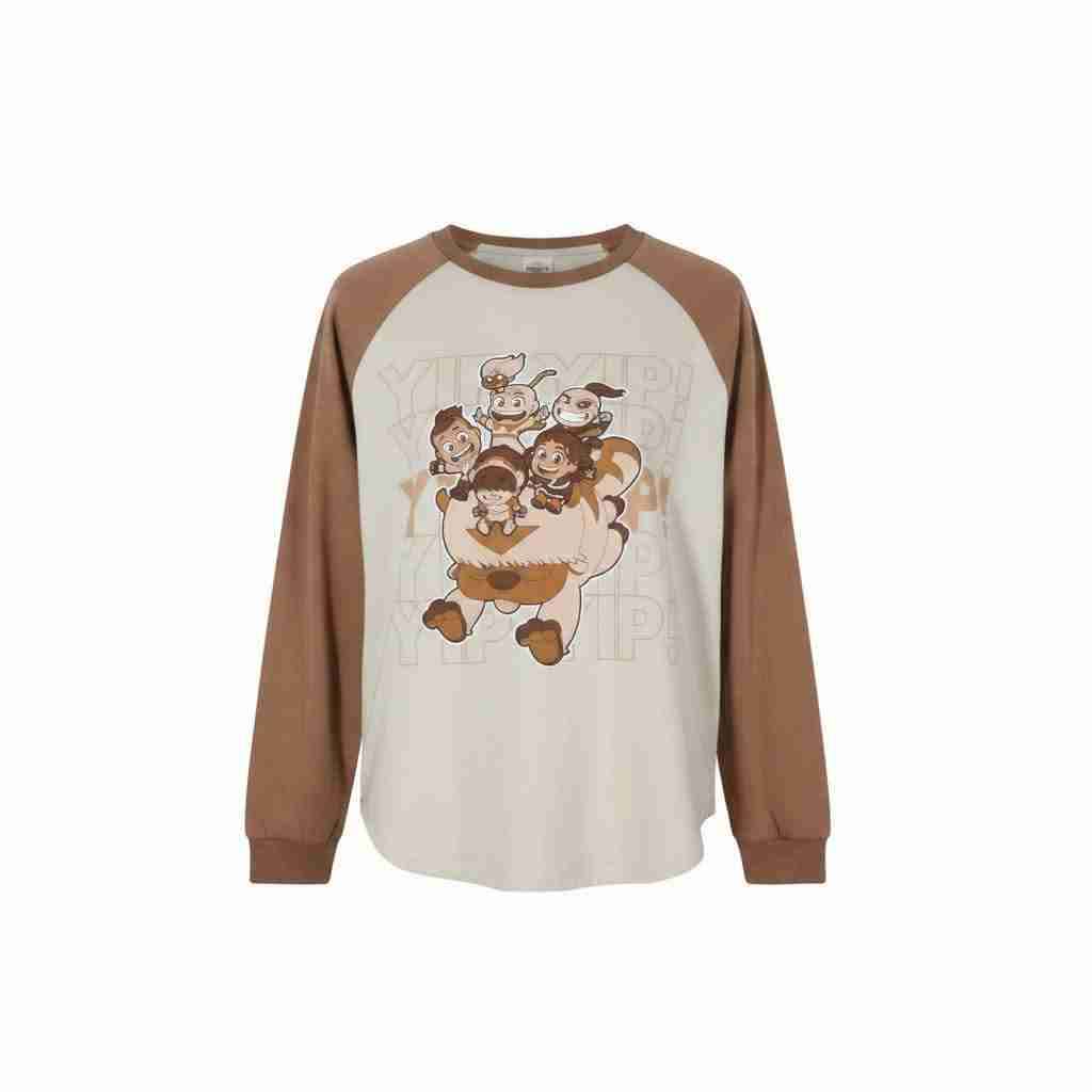 Polera manga larga con diseño infantil