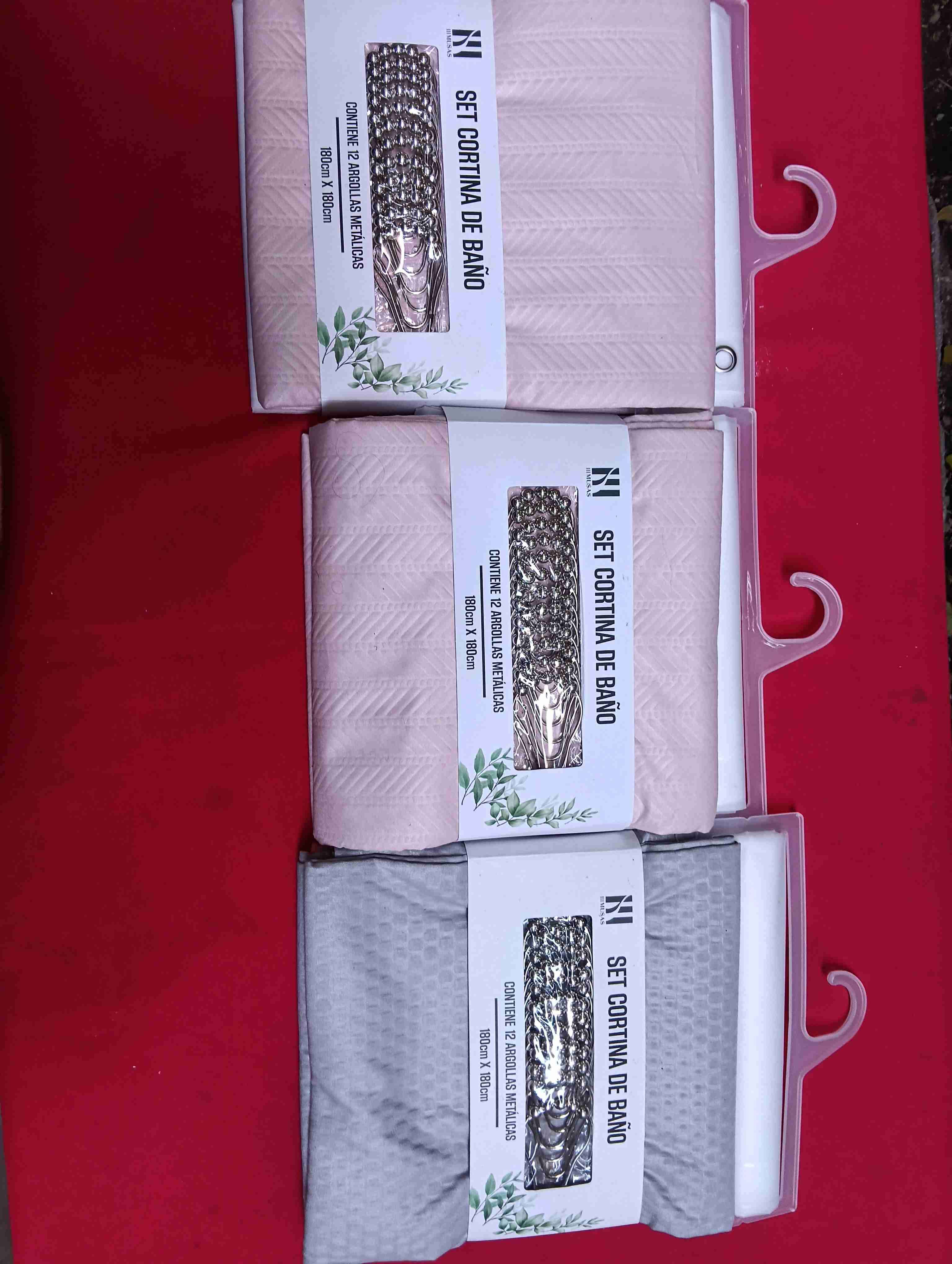 Set de cortinas de baño