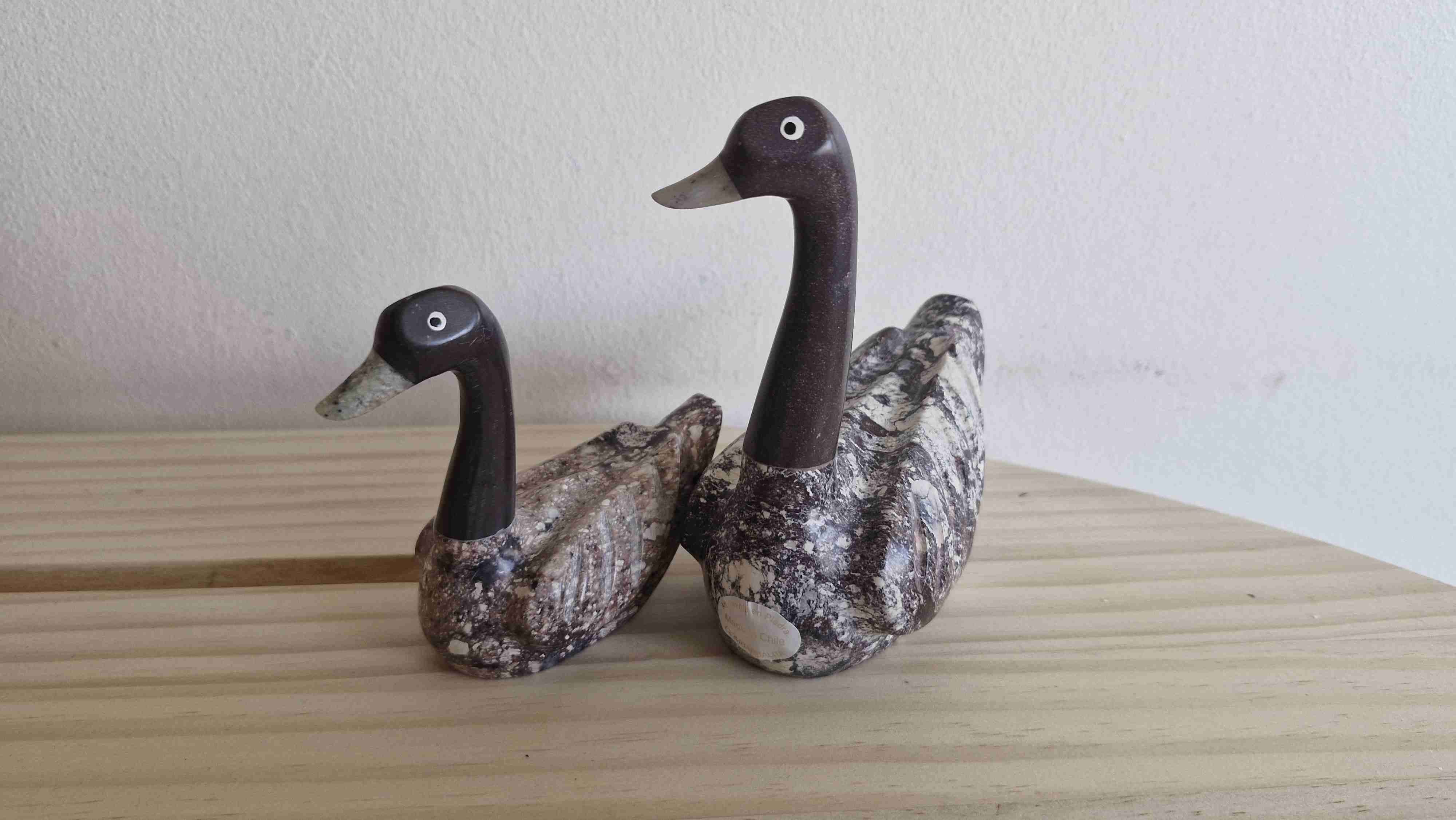 Figuras de patos de combarbalita - miniatura 1