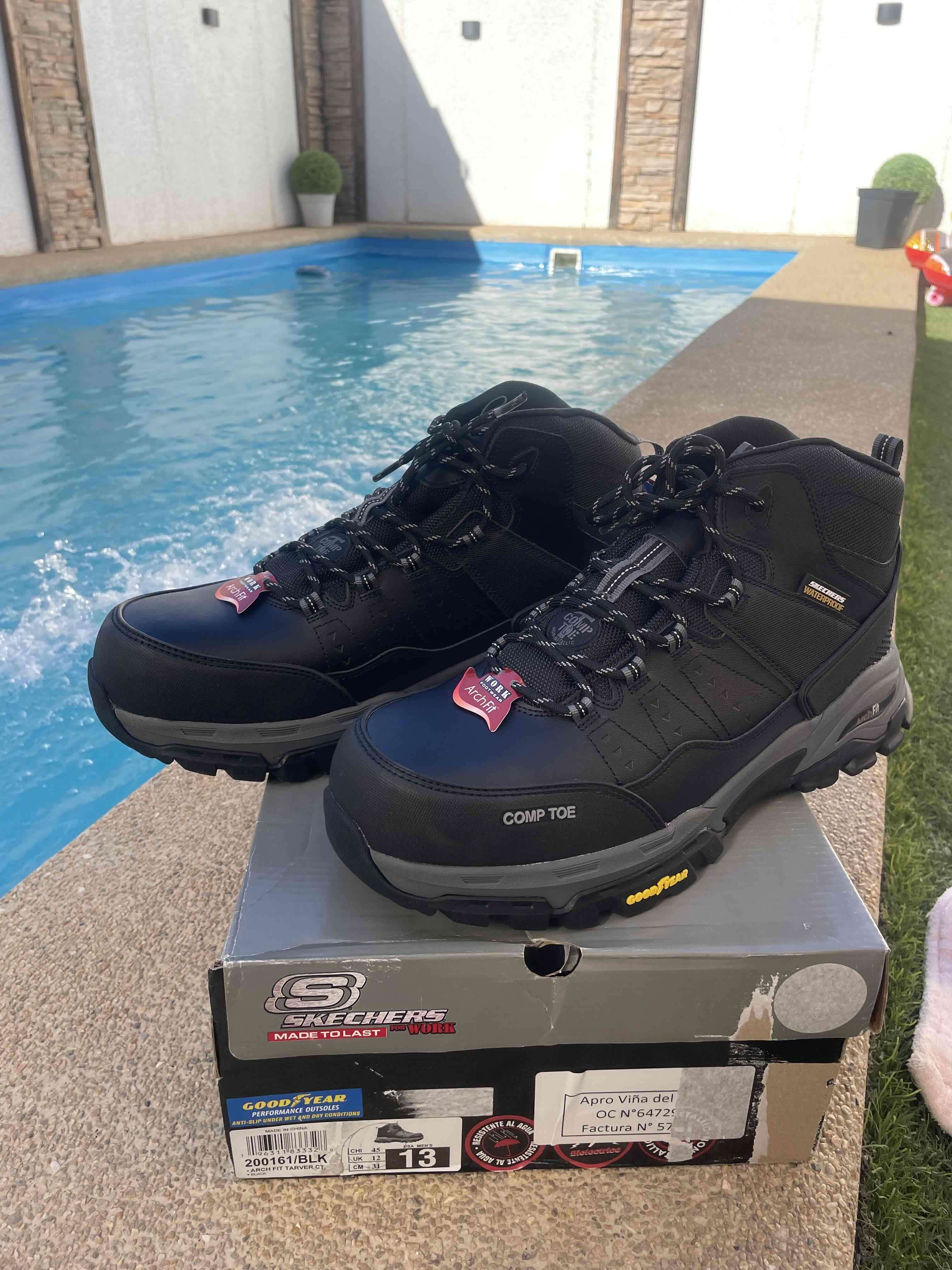 Botas negras Skechers de trabajo - miniatura 1