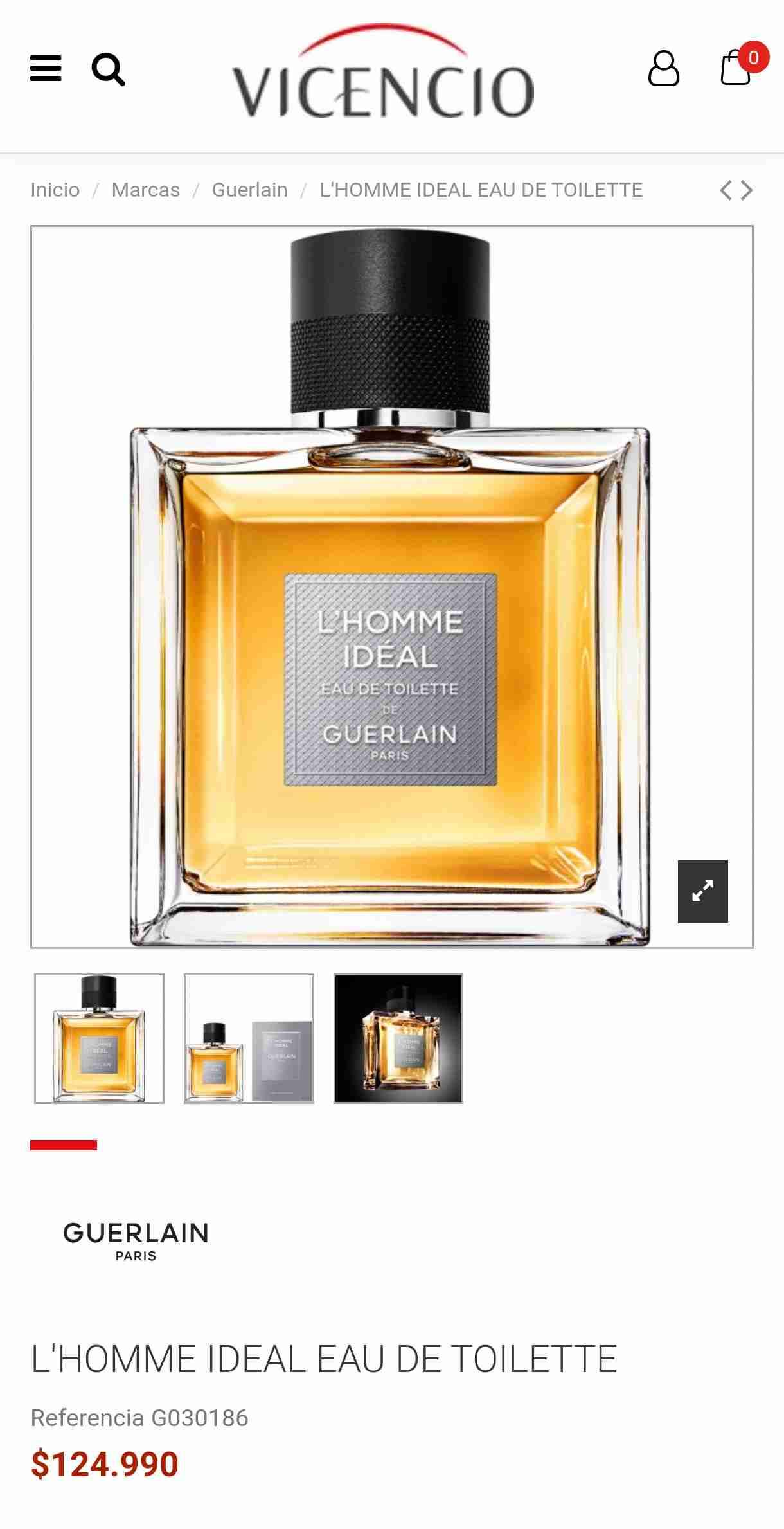 Perfume L'Homme Idéal edt Guerlain 100ml - miniatura 2