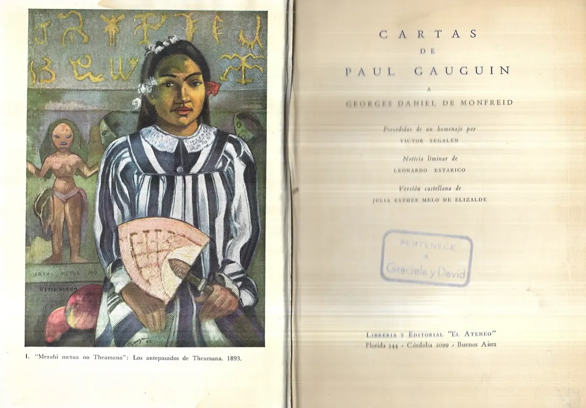 Cartas D Paul Gauguin A Georges Daniel De Monfreid - miniatura 2