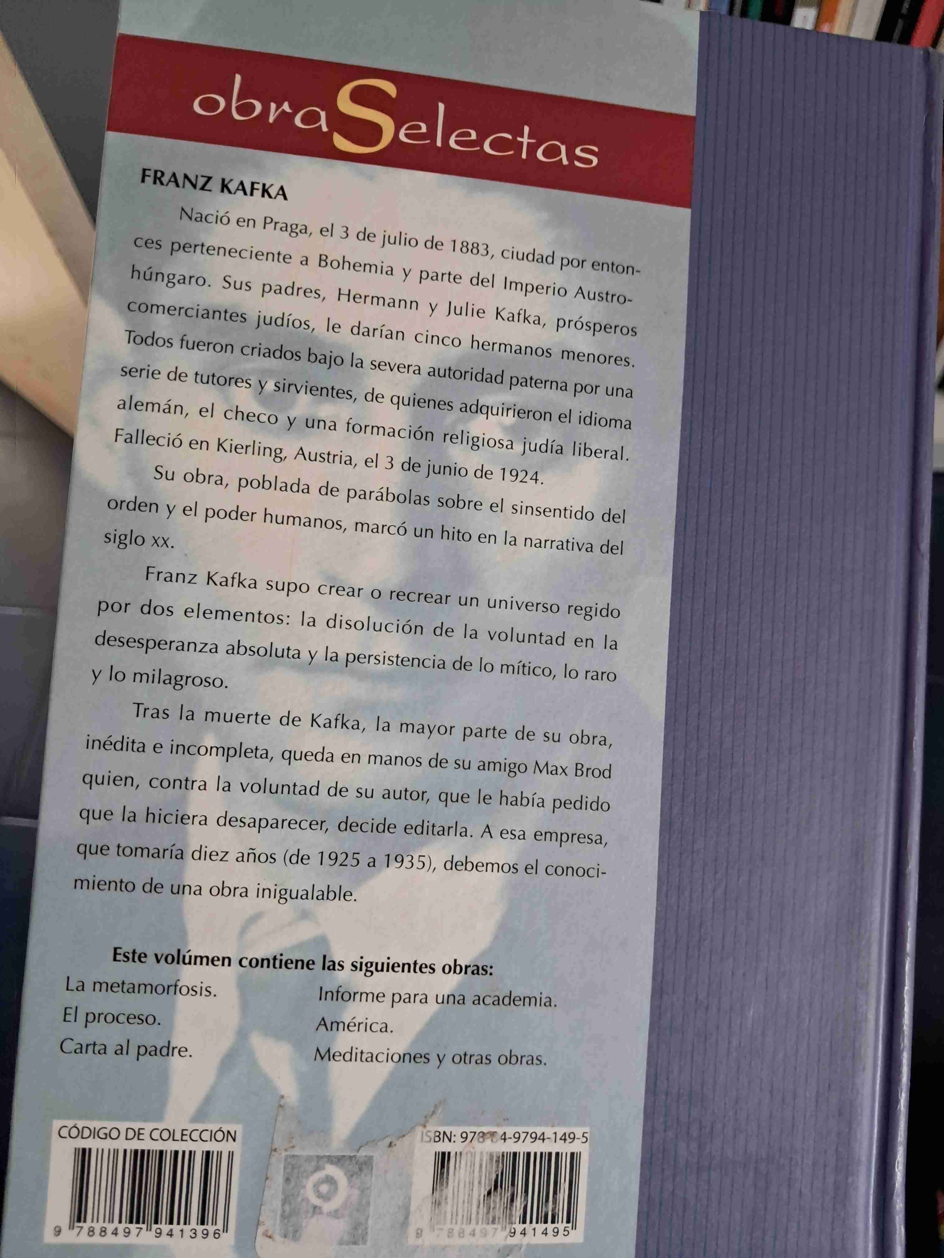 Obras Selectas de Franz Kafka - miniatura 2