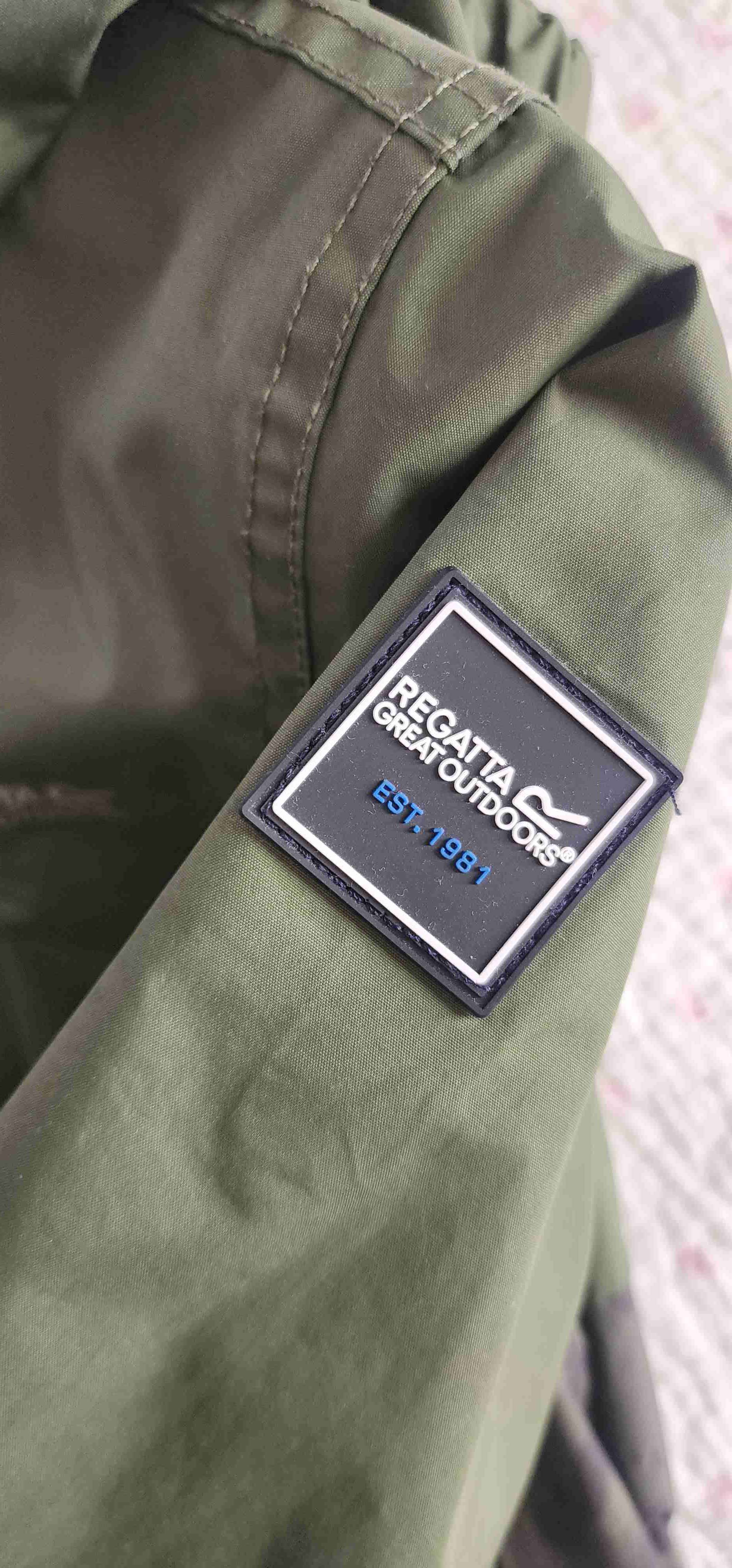 Chaqueta impermeable verde niño - miniatura 3