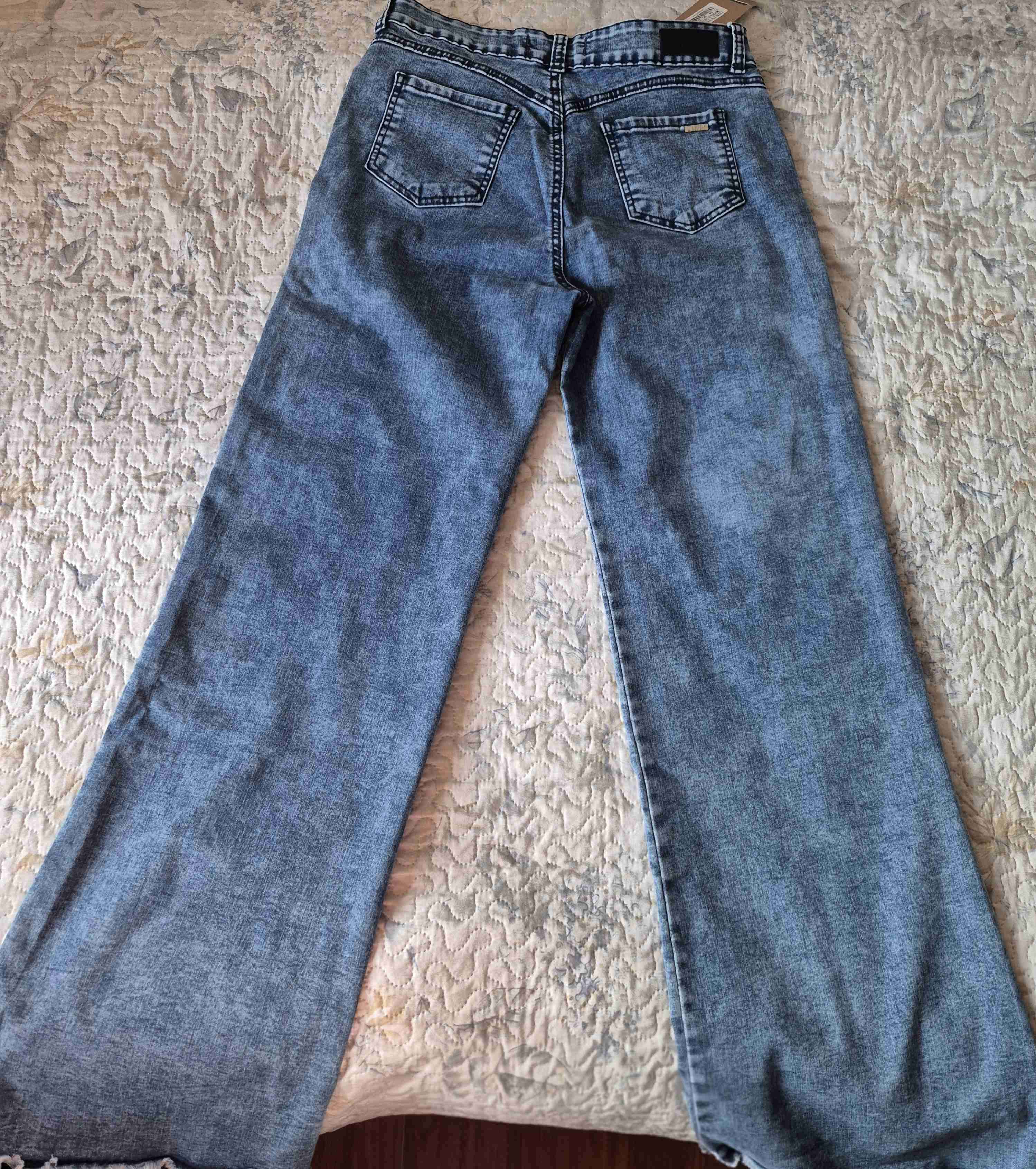 Jeans mujer Dirty corte recto - miniatura 4