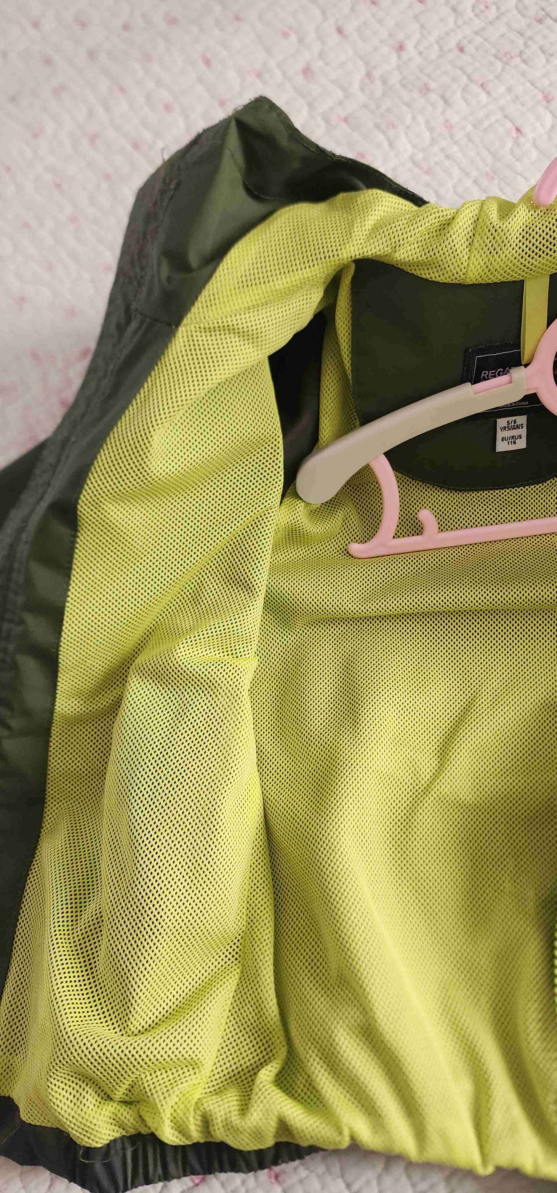 Chaqueta impermeable verde niño - miniatura 4