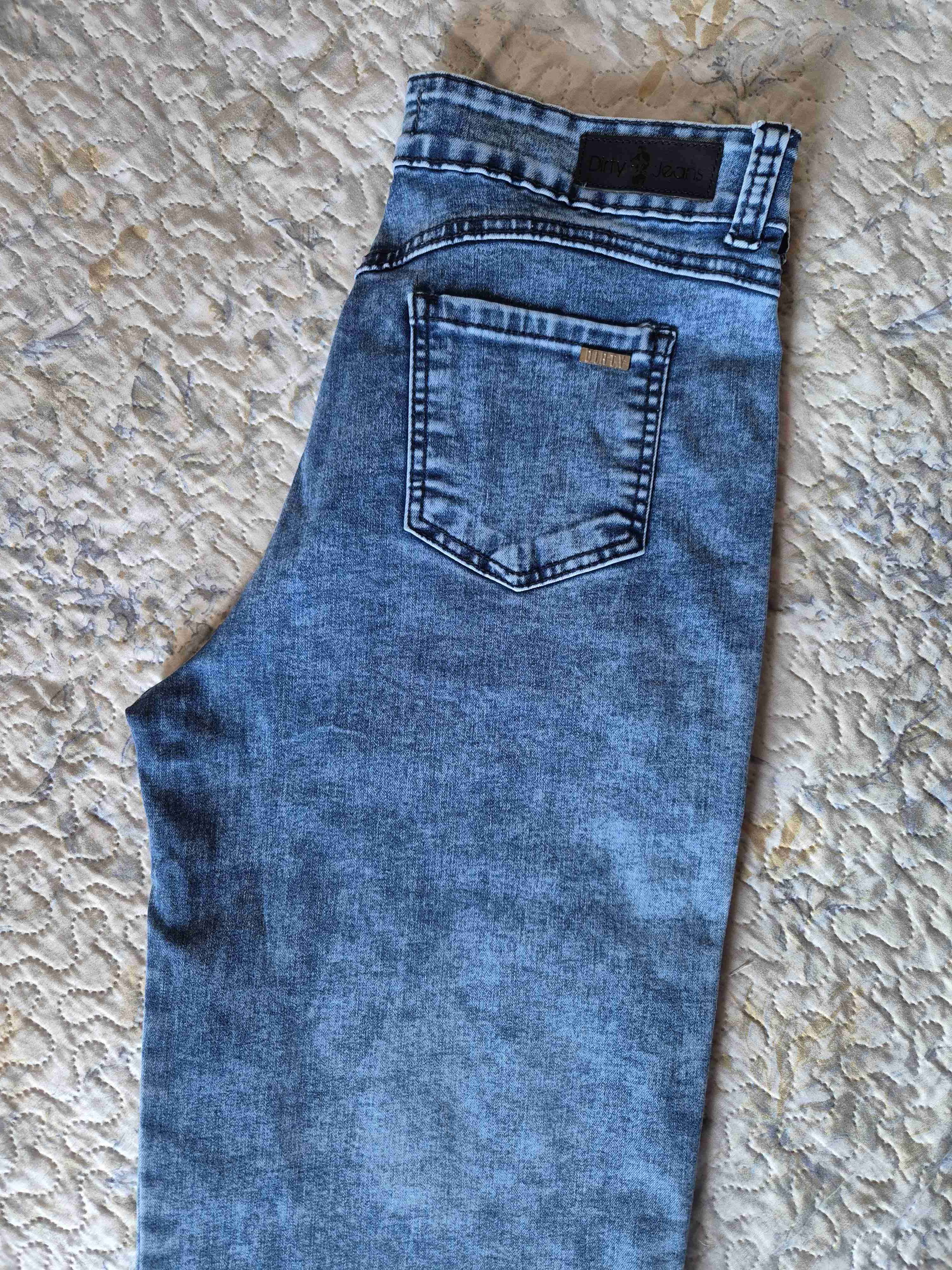 Jeans mujer Dirty corte recto - miniatura 5