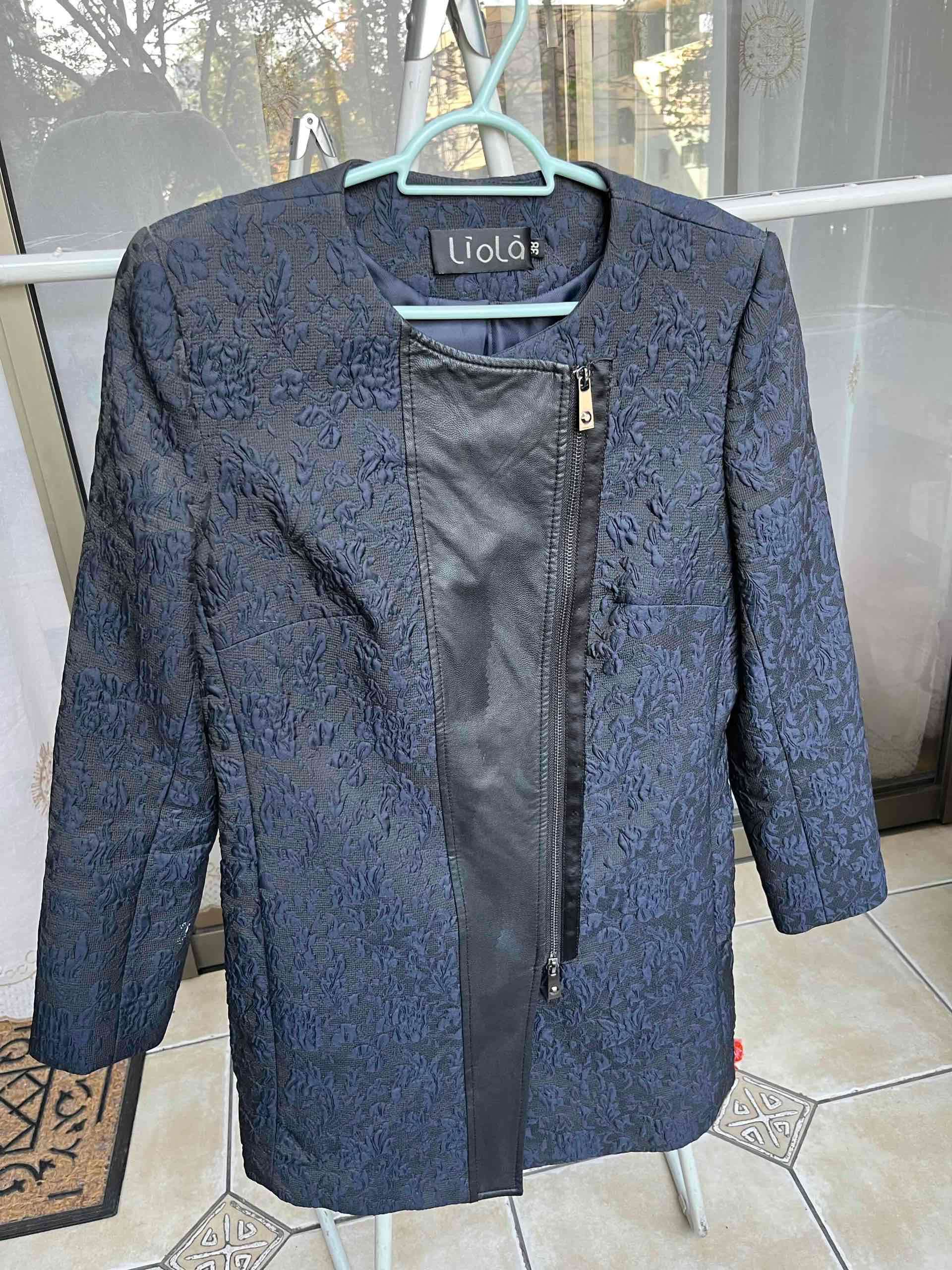 Abrigo Liolà azul floral - miniatura 1