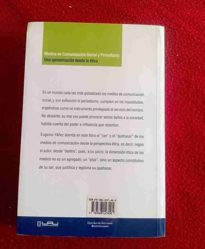 Libro Medios de Comunicación y Periodismo, Yáñez - miniatura 2