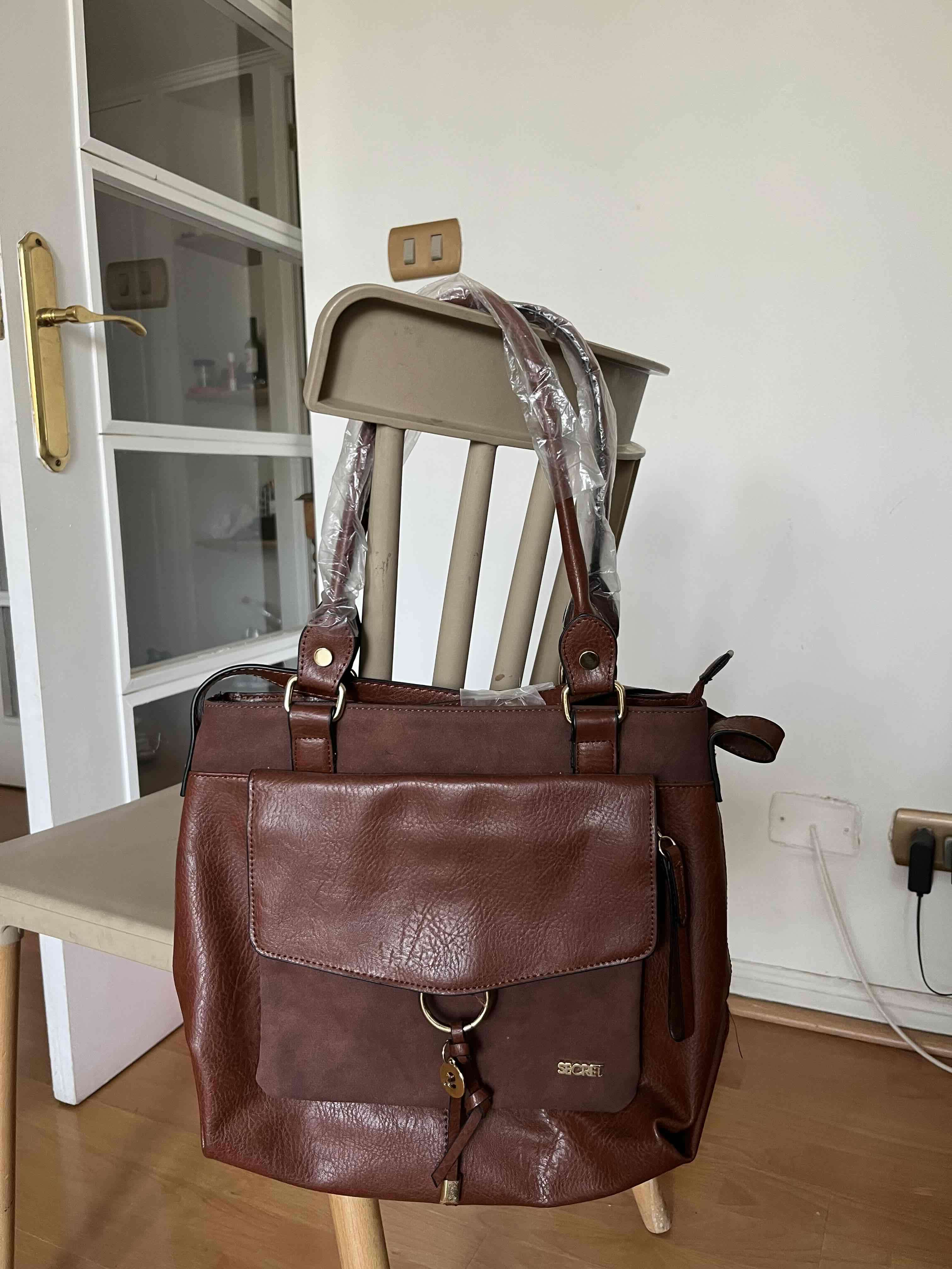 Cartera marrón Secret nueva - miniatura 1