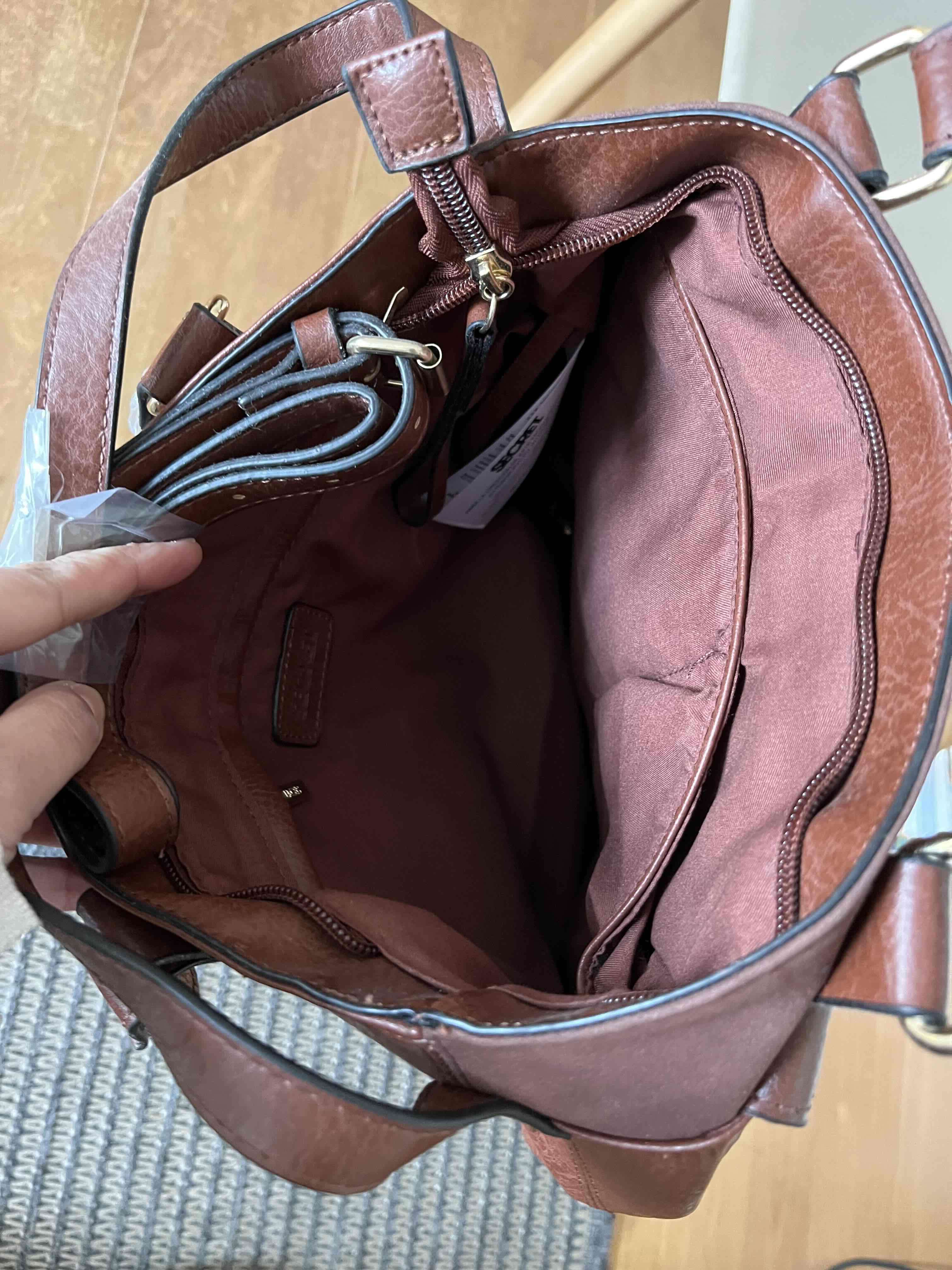 Cartera marrón Secret nueva - miniatura 3