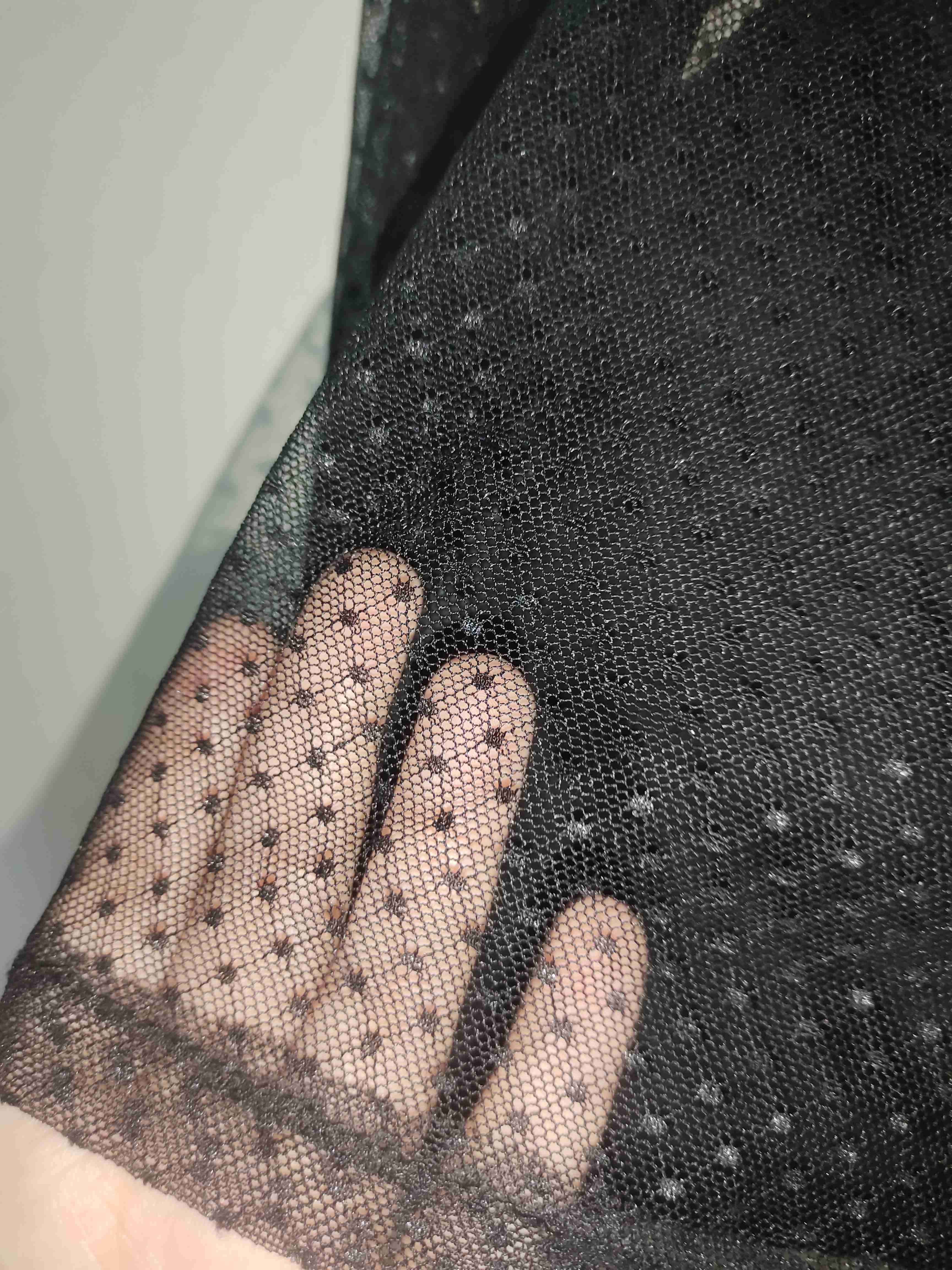 Polera negra con transparencias - miniatura 2