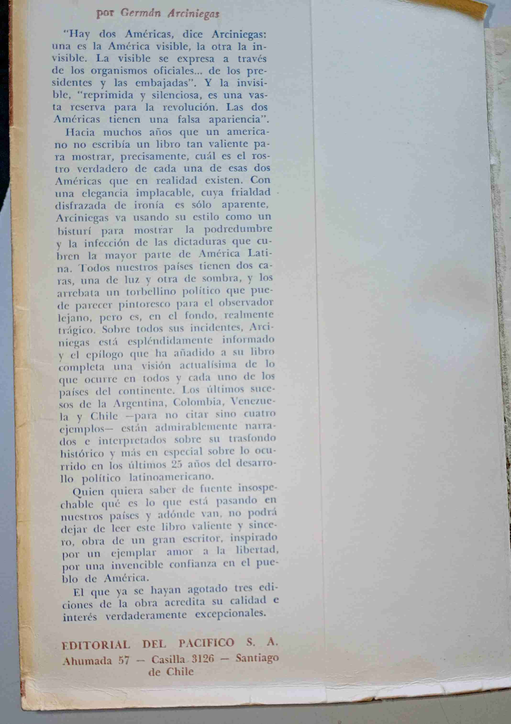 Libro 'Entre la libertad y el miedo', Arciniegas - miniatura 2