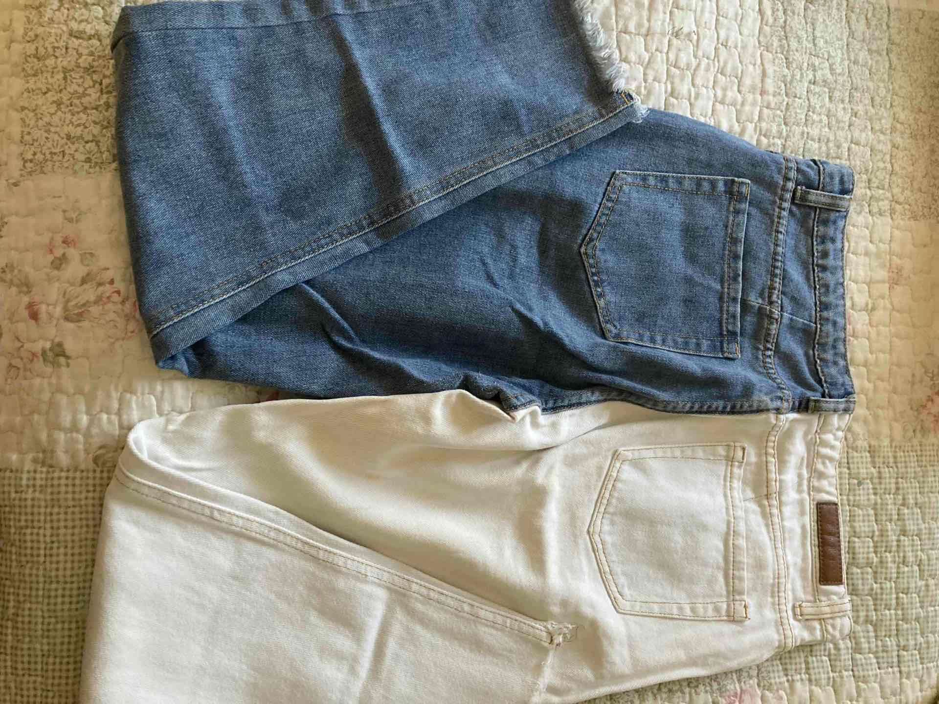 Pantalones de mezclilla bicolor - miniatura 3