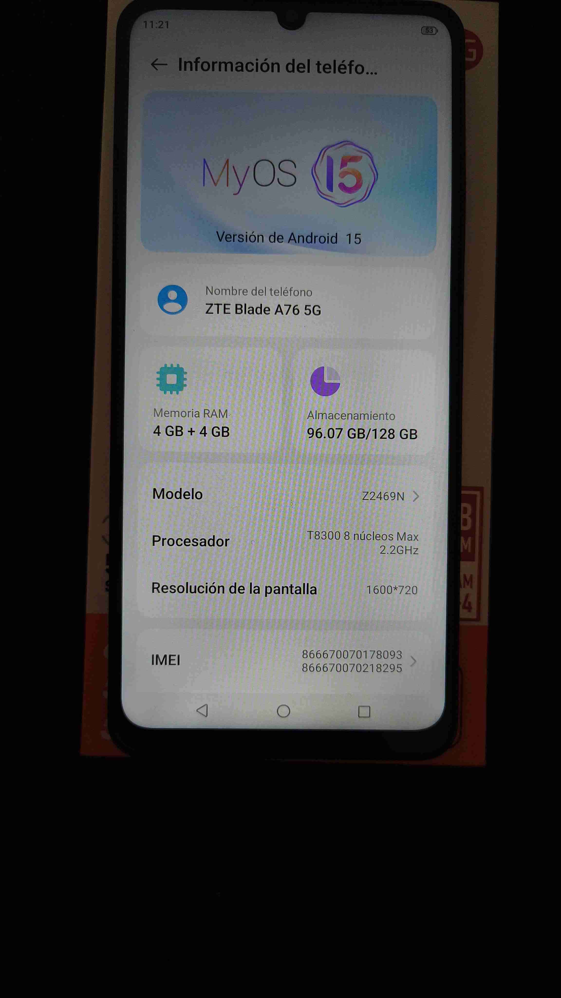 ZTE Blade A76 5G 128GB - miniatura 2