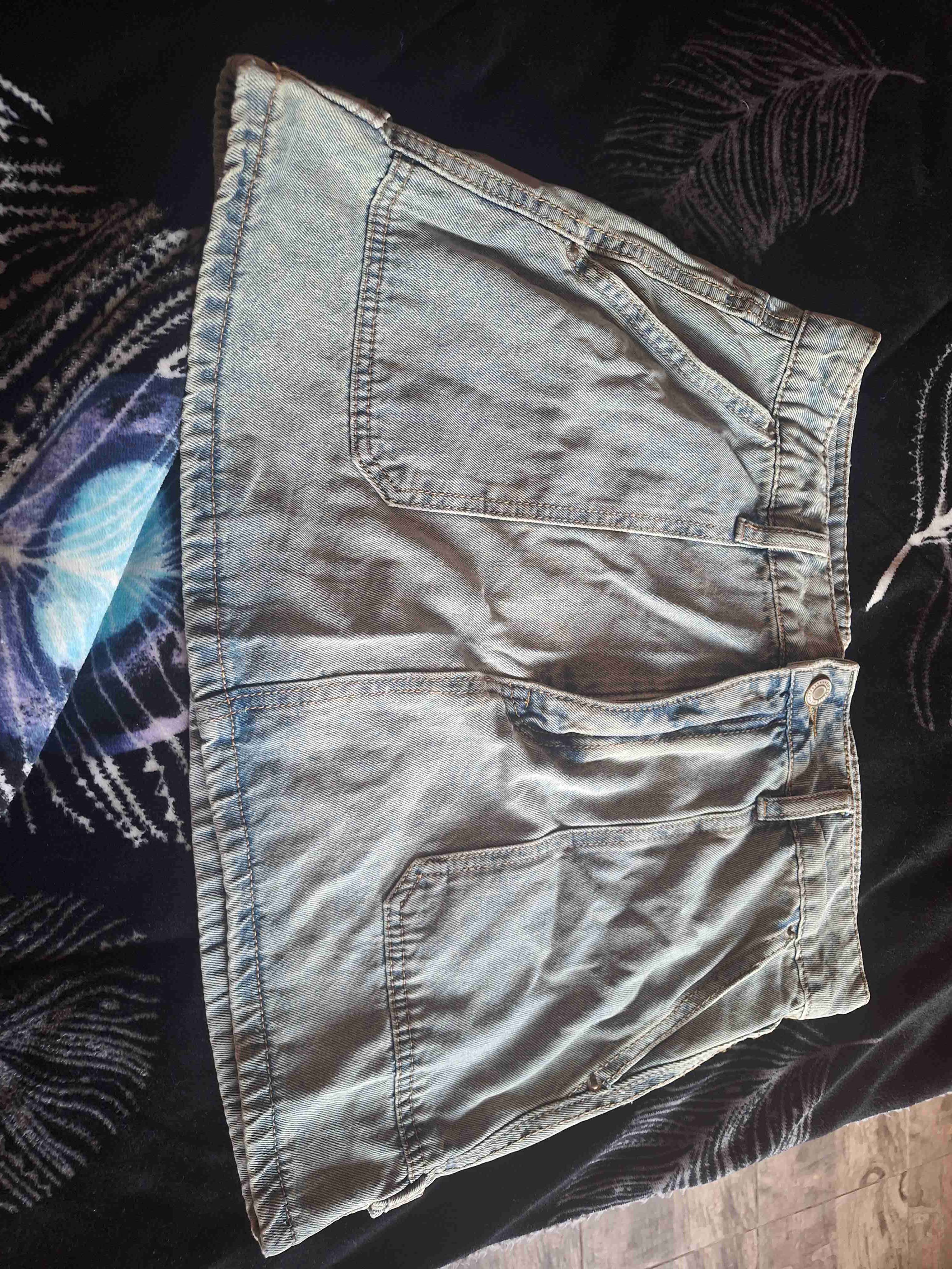 Falda de mezclilla azul - miniatura 1