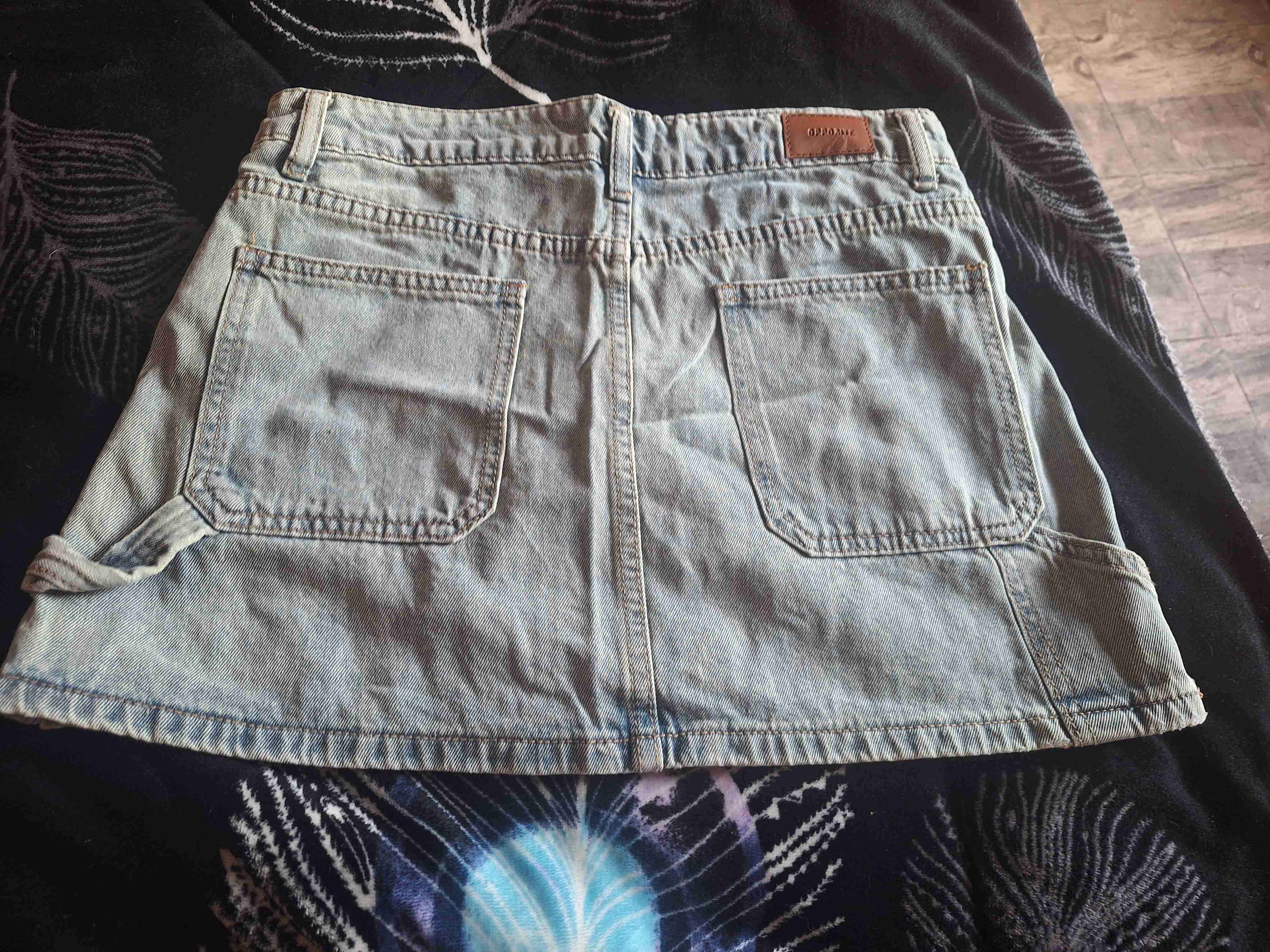 Falda de mezclilla azul - miniatura 2