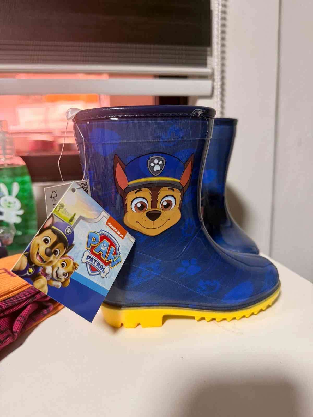 Botas de lluvia azules para niños - miniatura 2