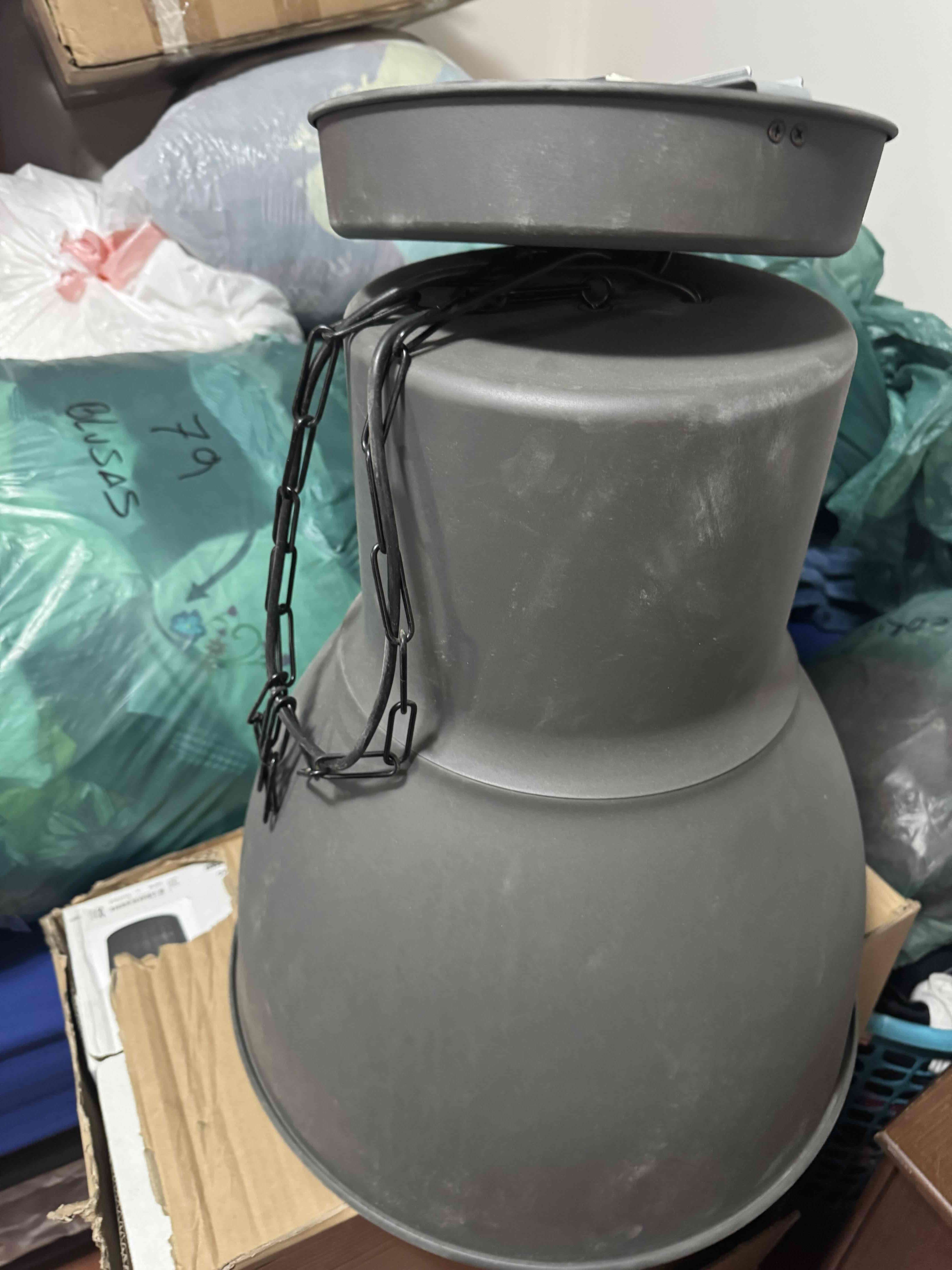 Lámpara colgante gris - miniatura 2