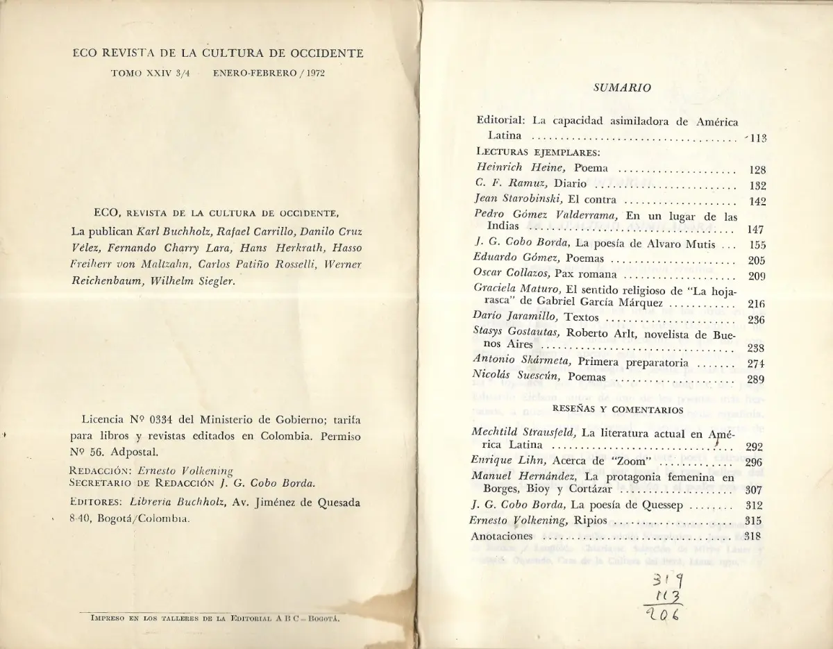 Eco Revista De La Cultura De Occidente N° 141-142 - miniatura 2