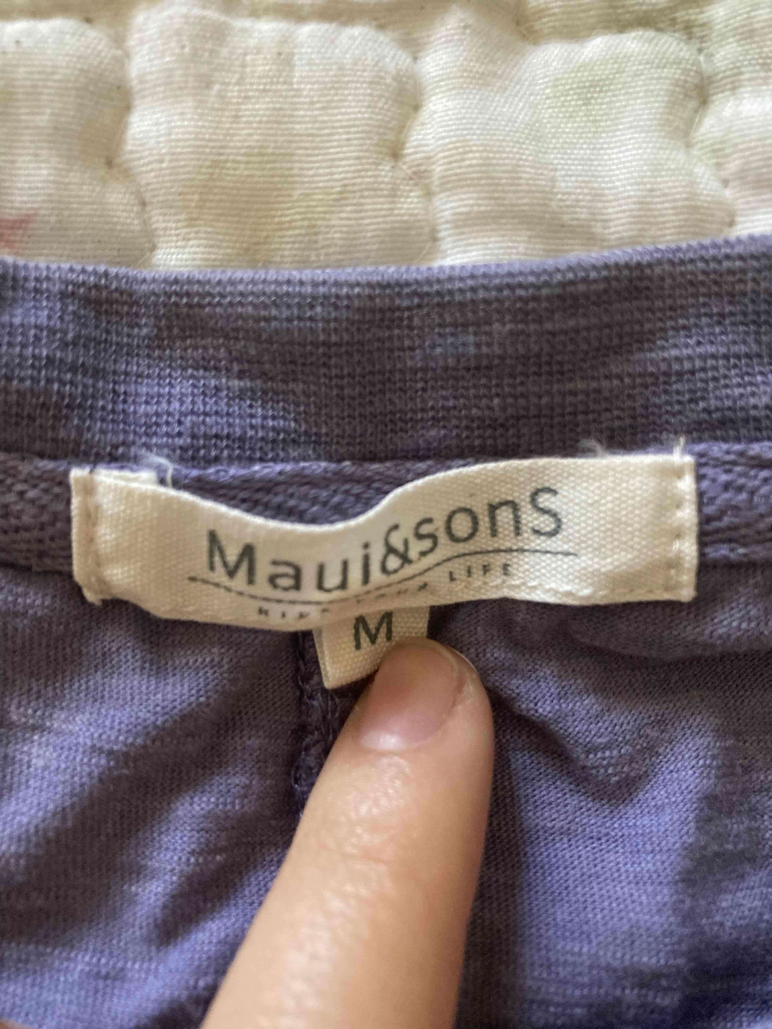 Polera morada de algodón - miniatura 2