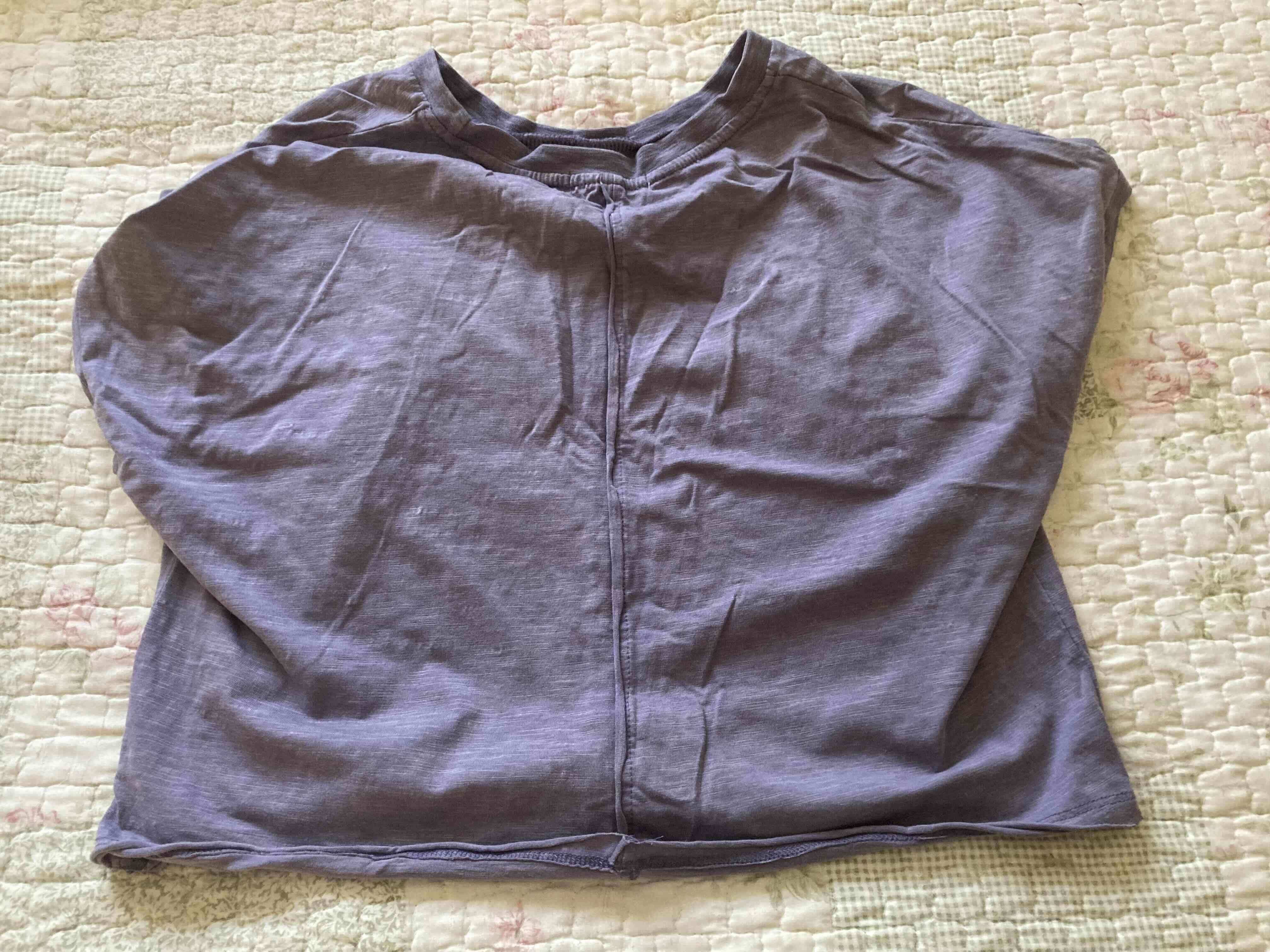 Polera morada de algodón - miniatura 3