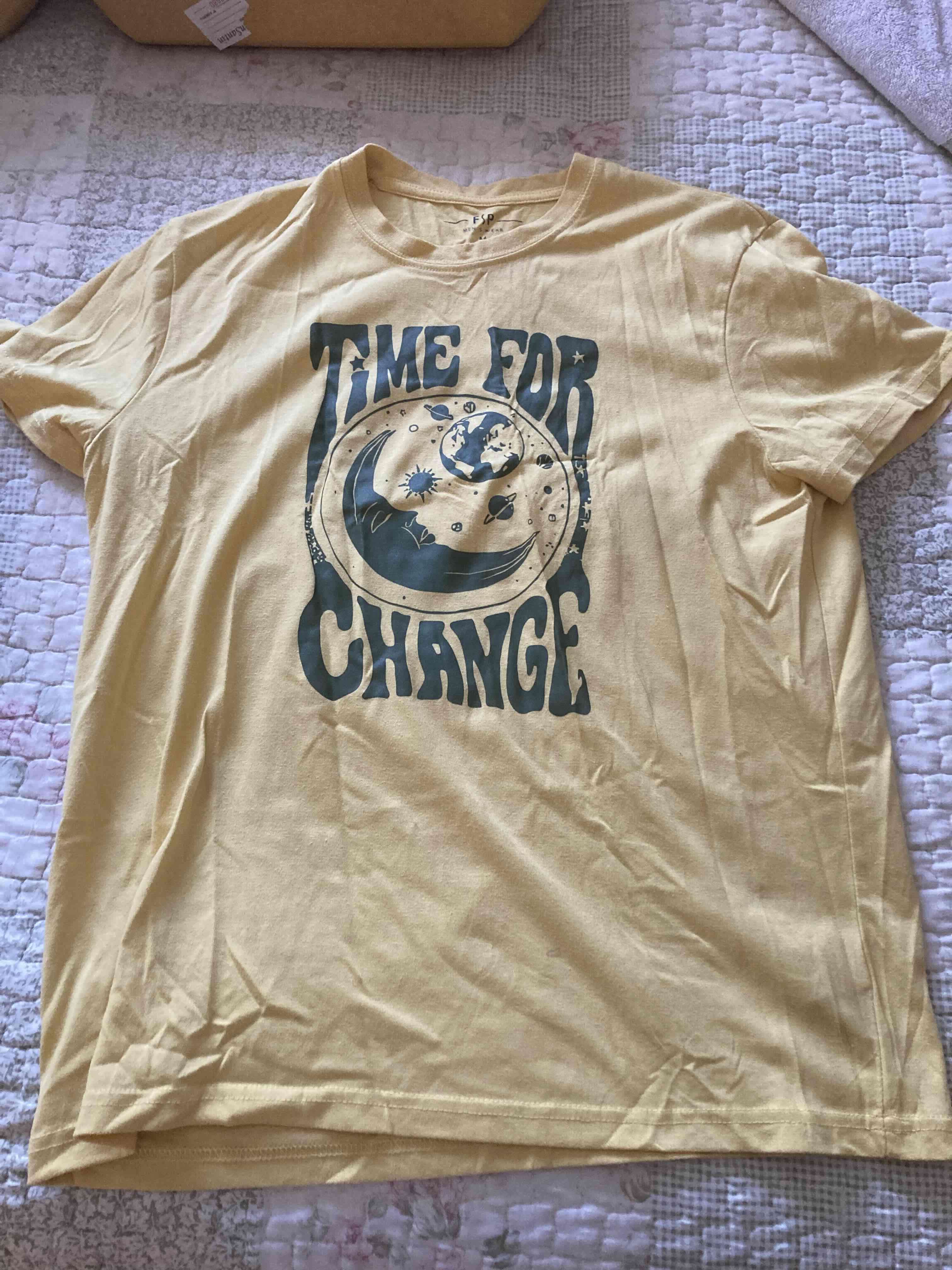 Polera amarilla estampada - miniatura 1