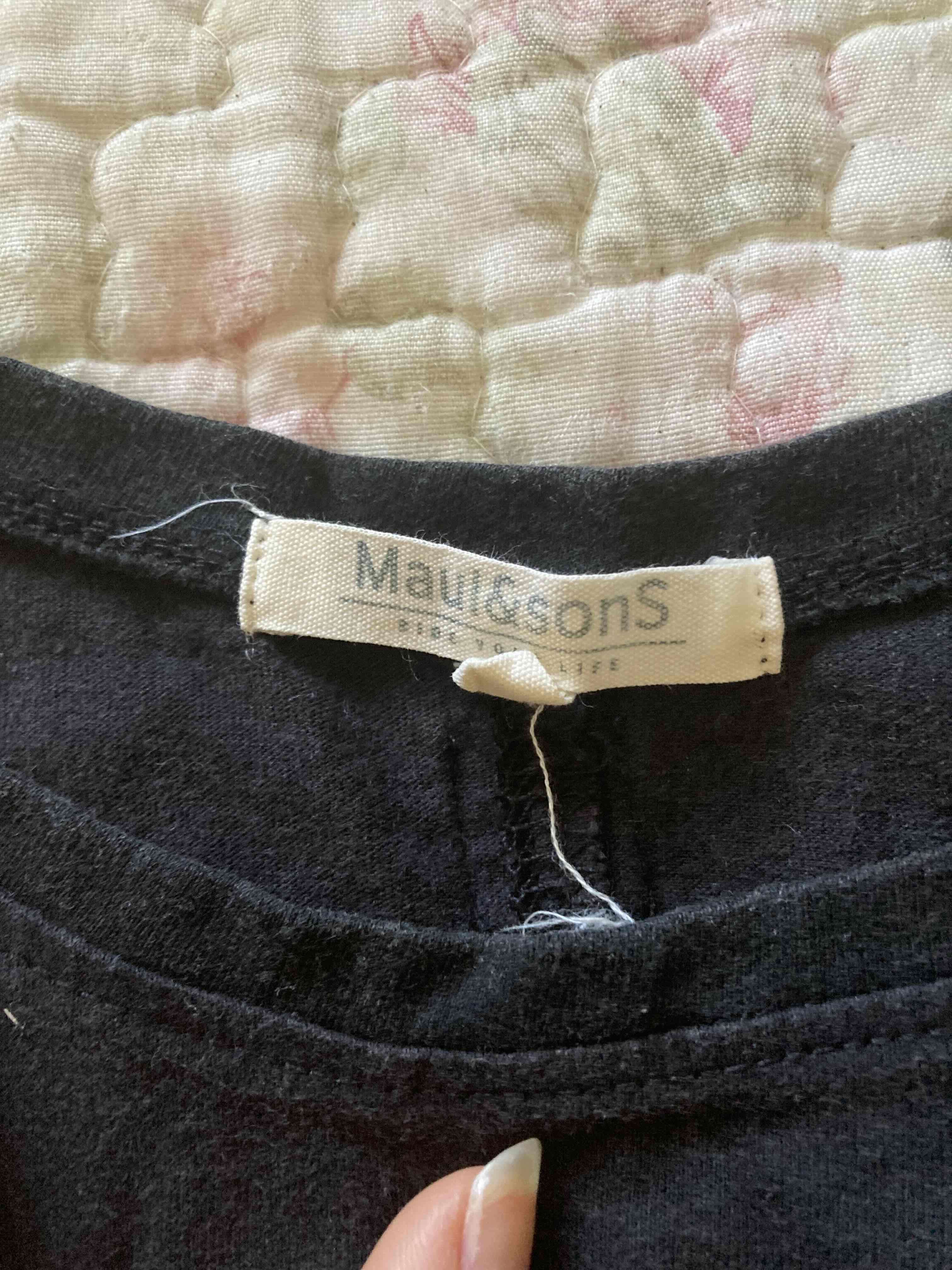 Polera sin mangas Maui & Sons negra - miniatura 2