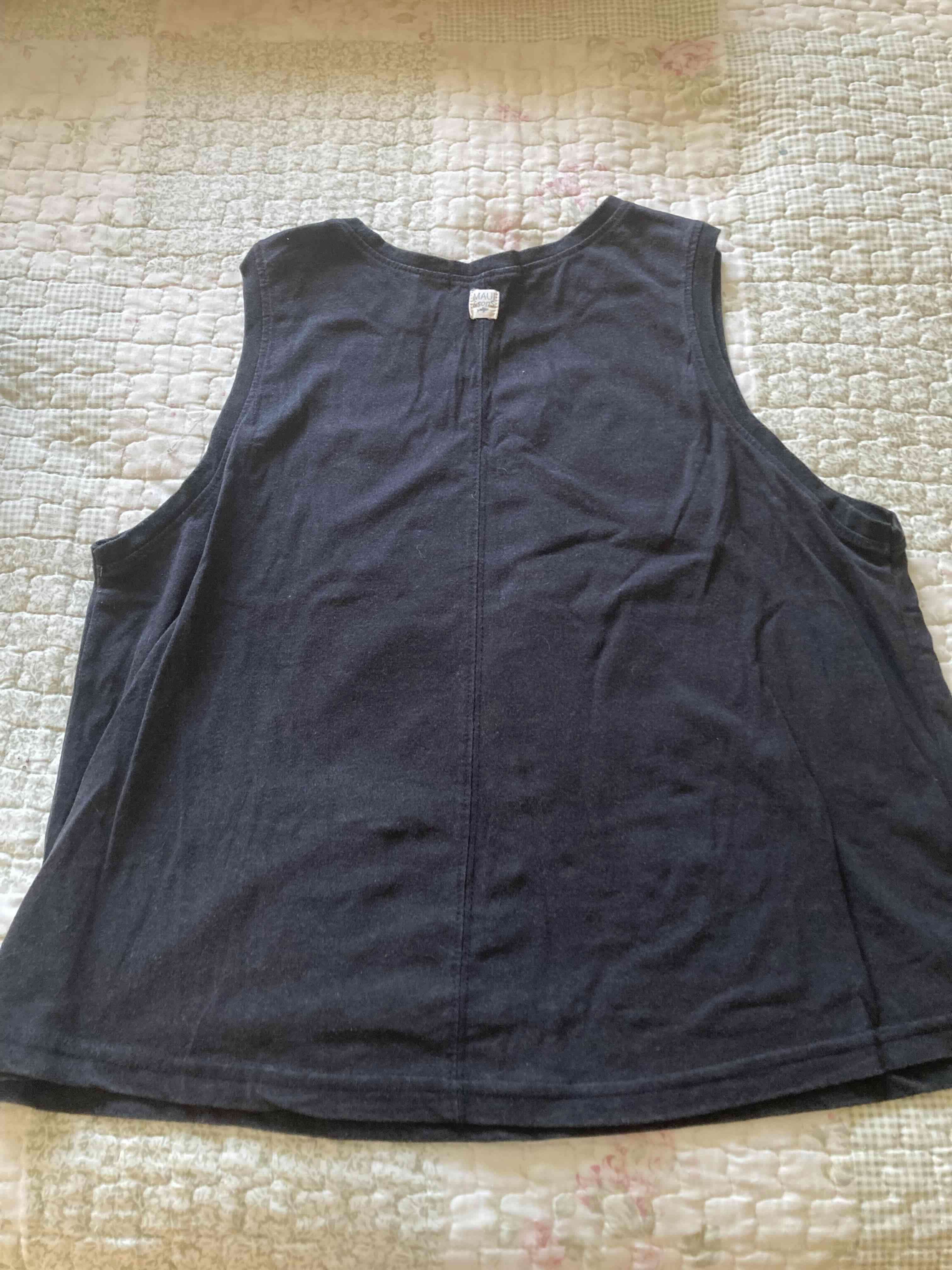 Polera sin mangas Maui & Sons negra - miniatura 3