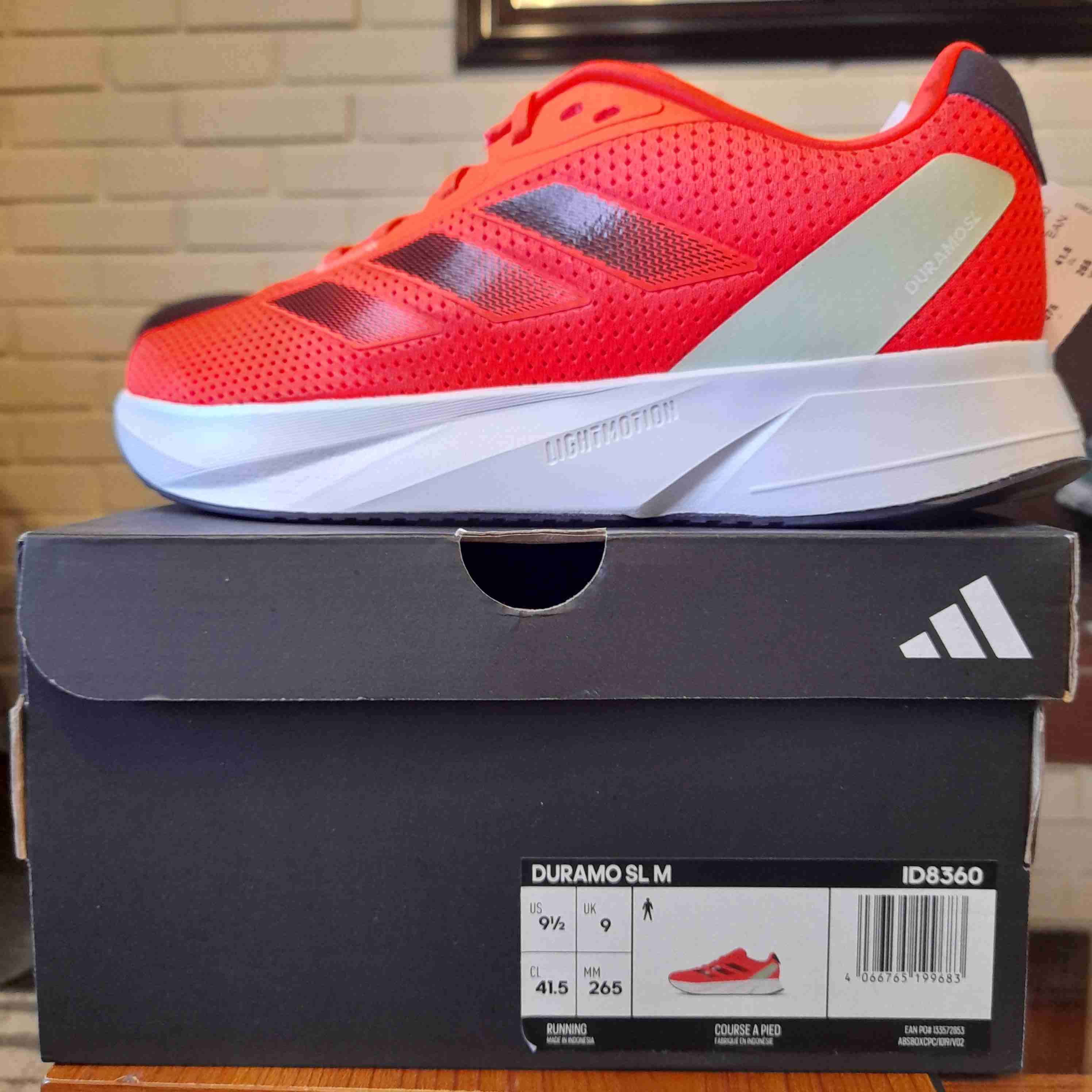 Zapatillas deportivas naranjo fosforescente Adidas - miniatura 3