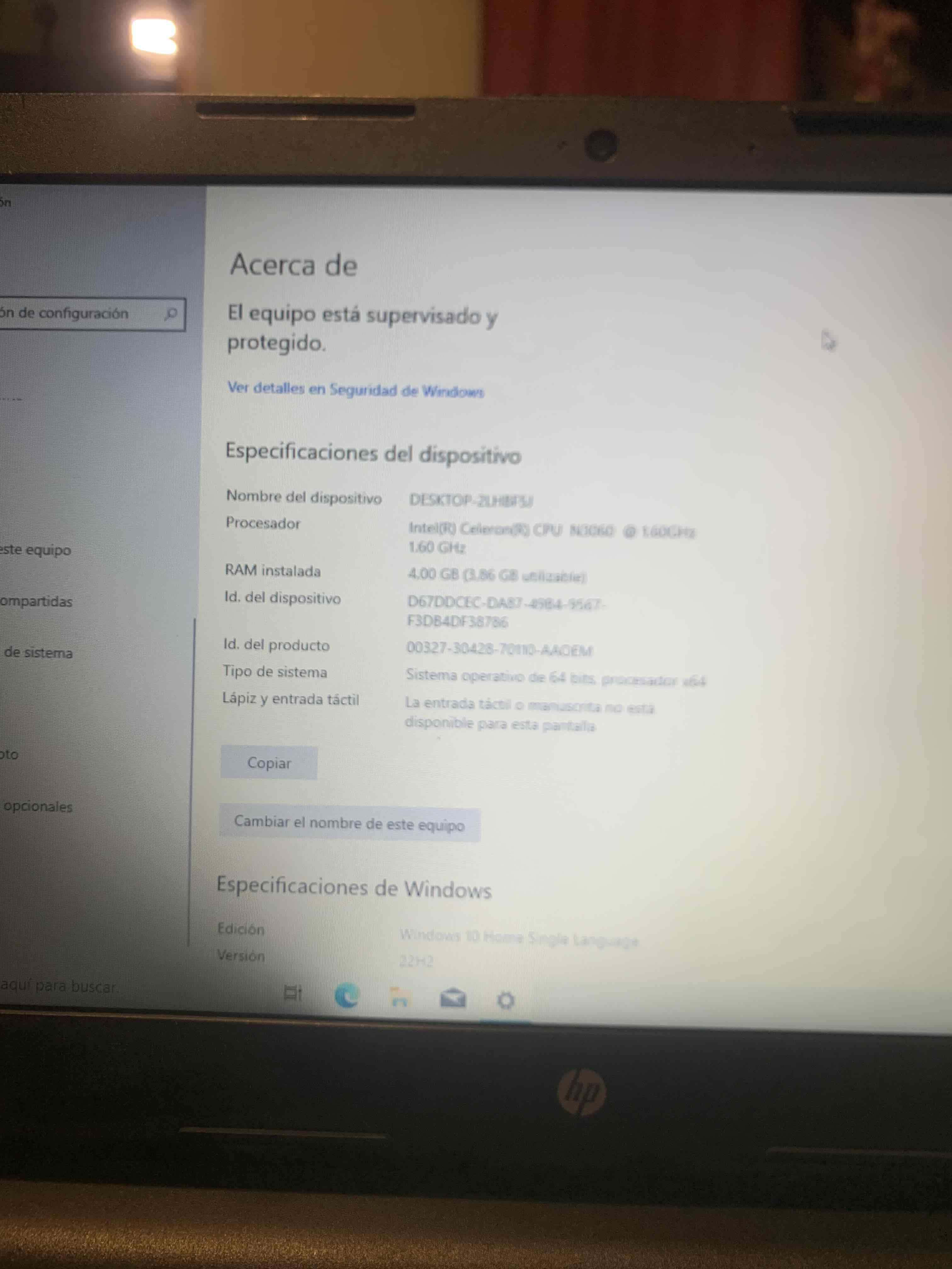 Notebook HP en buen estado - miniatura 4