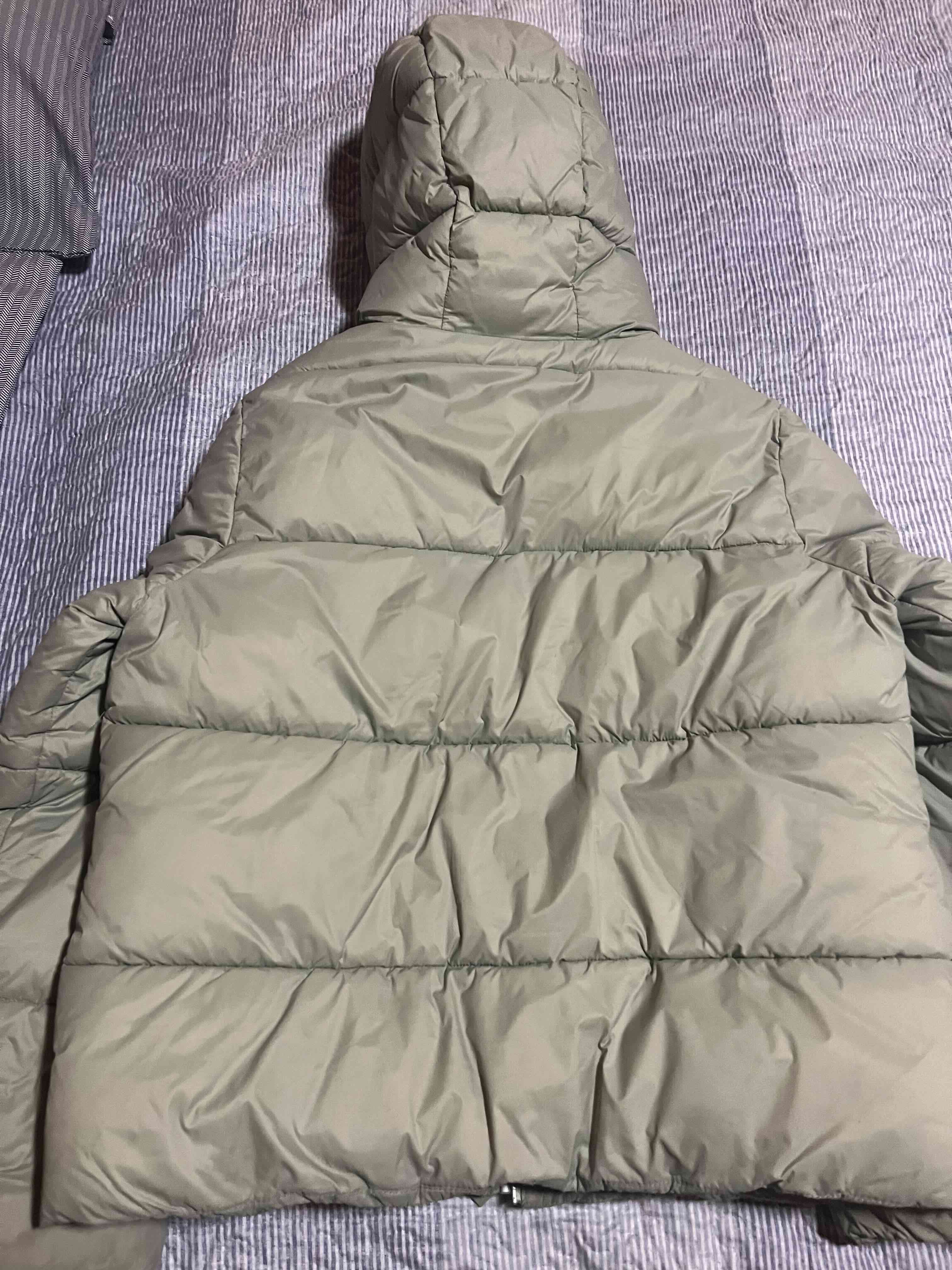 Chaqueta puff verde con capucha T.M - miniatura 2