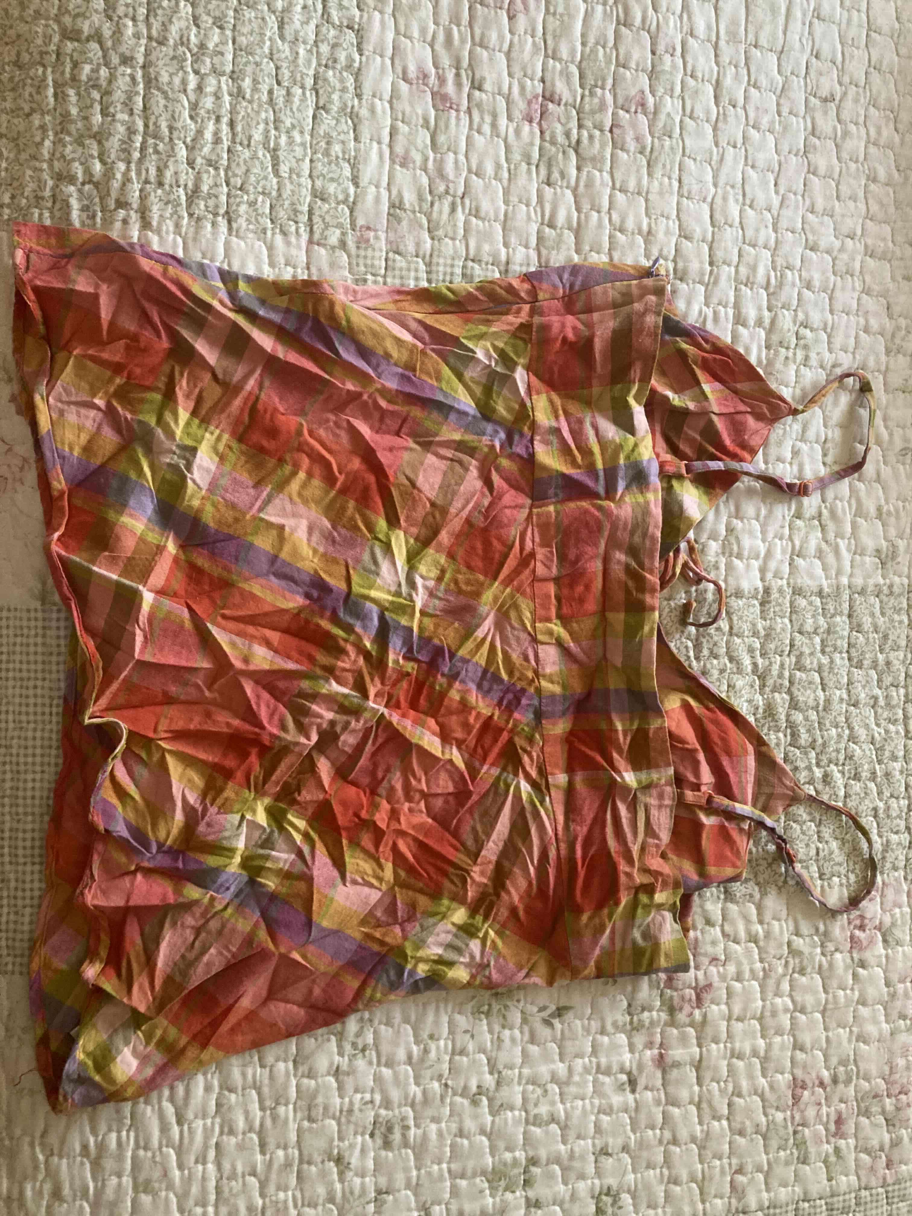 Top de tirantes a cuadros - miniatura 3