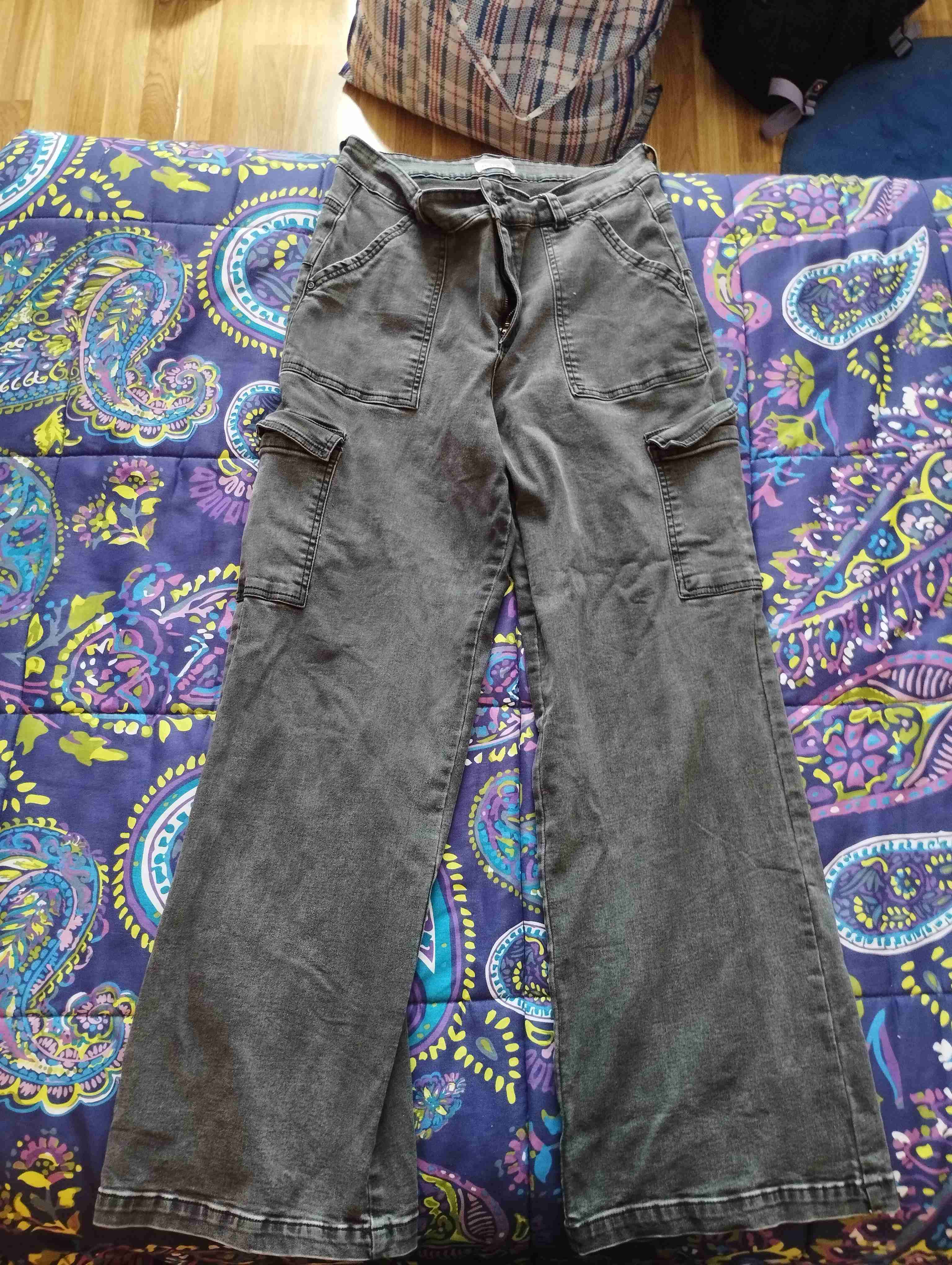 Pantalones WADOS cargo negros, TALLA 44 - miniatura 1