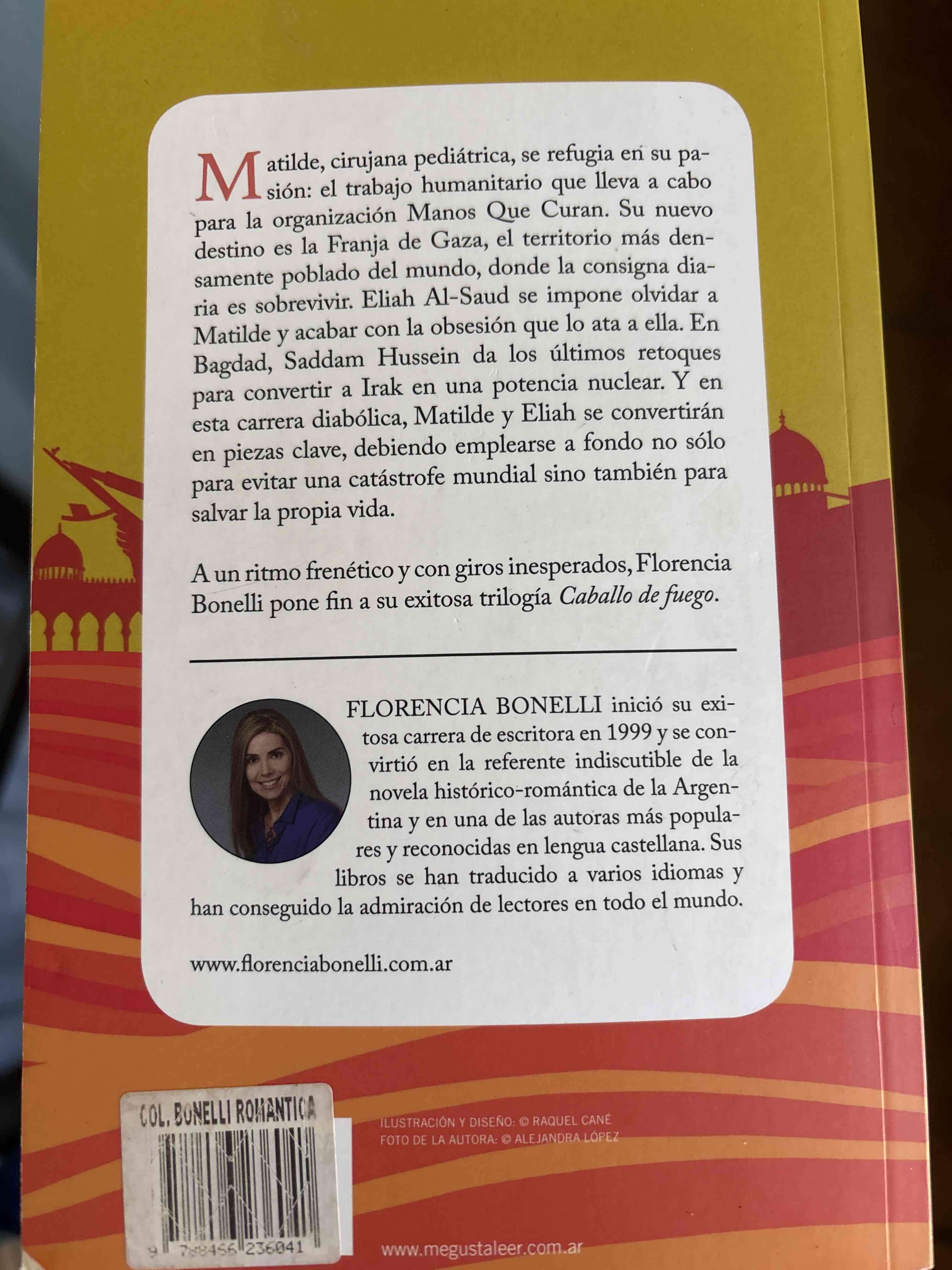 Libro Florencia Bonelli Caballo de Fuego - miniatura 2