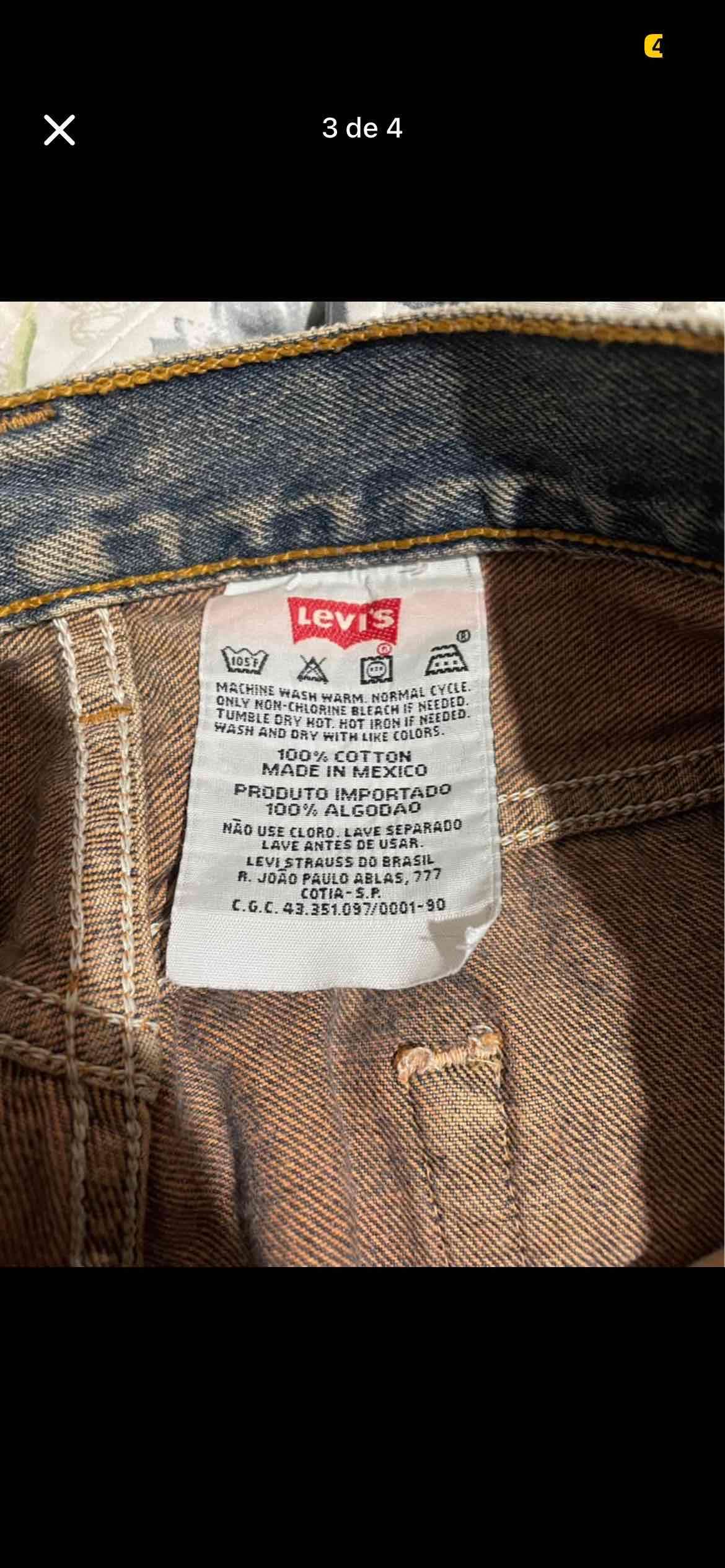Jeans levis clásico desgastado - miniatura 3