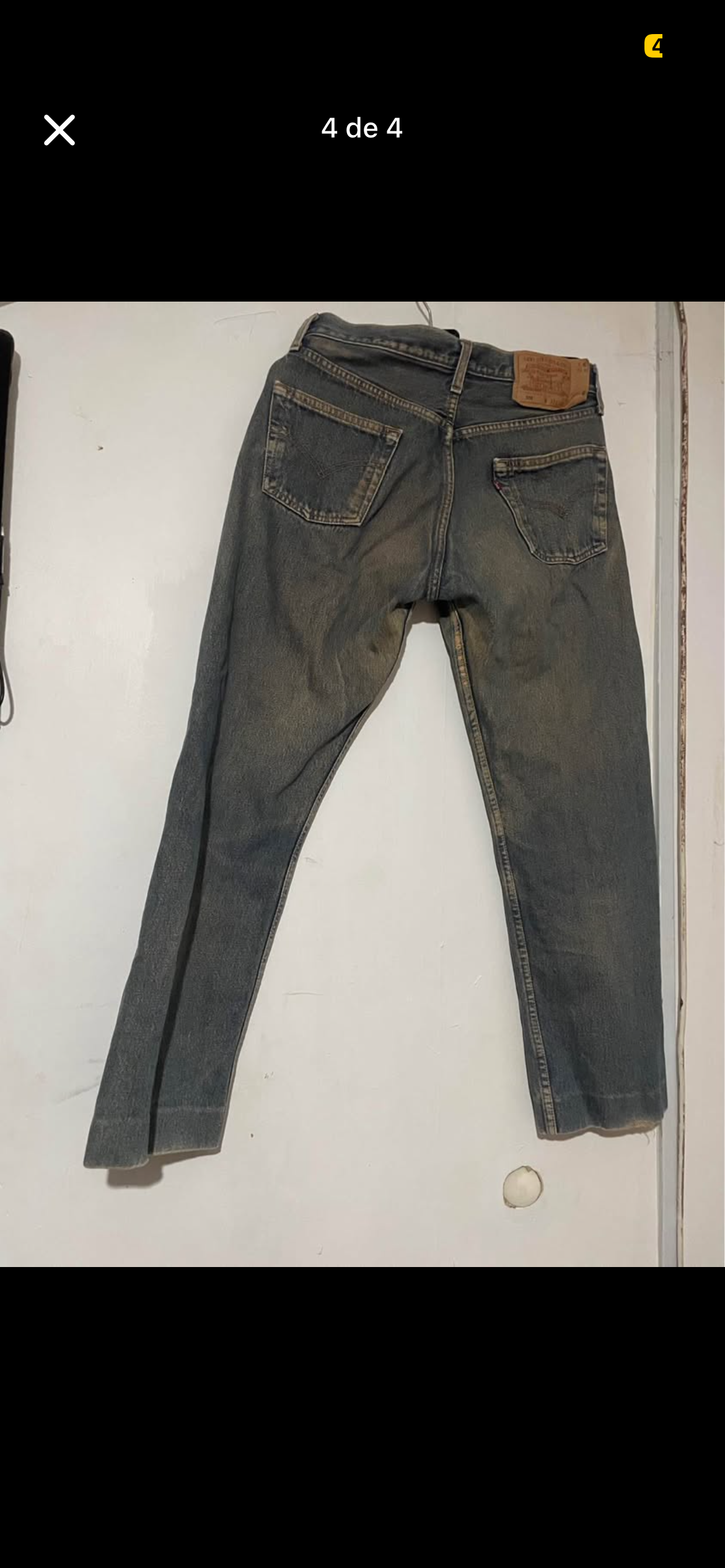 Jeans levis clásico desgastado - miniatura 4