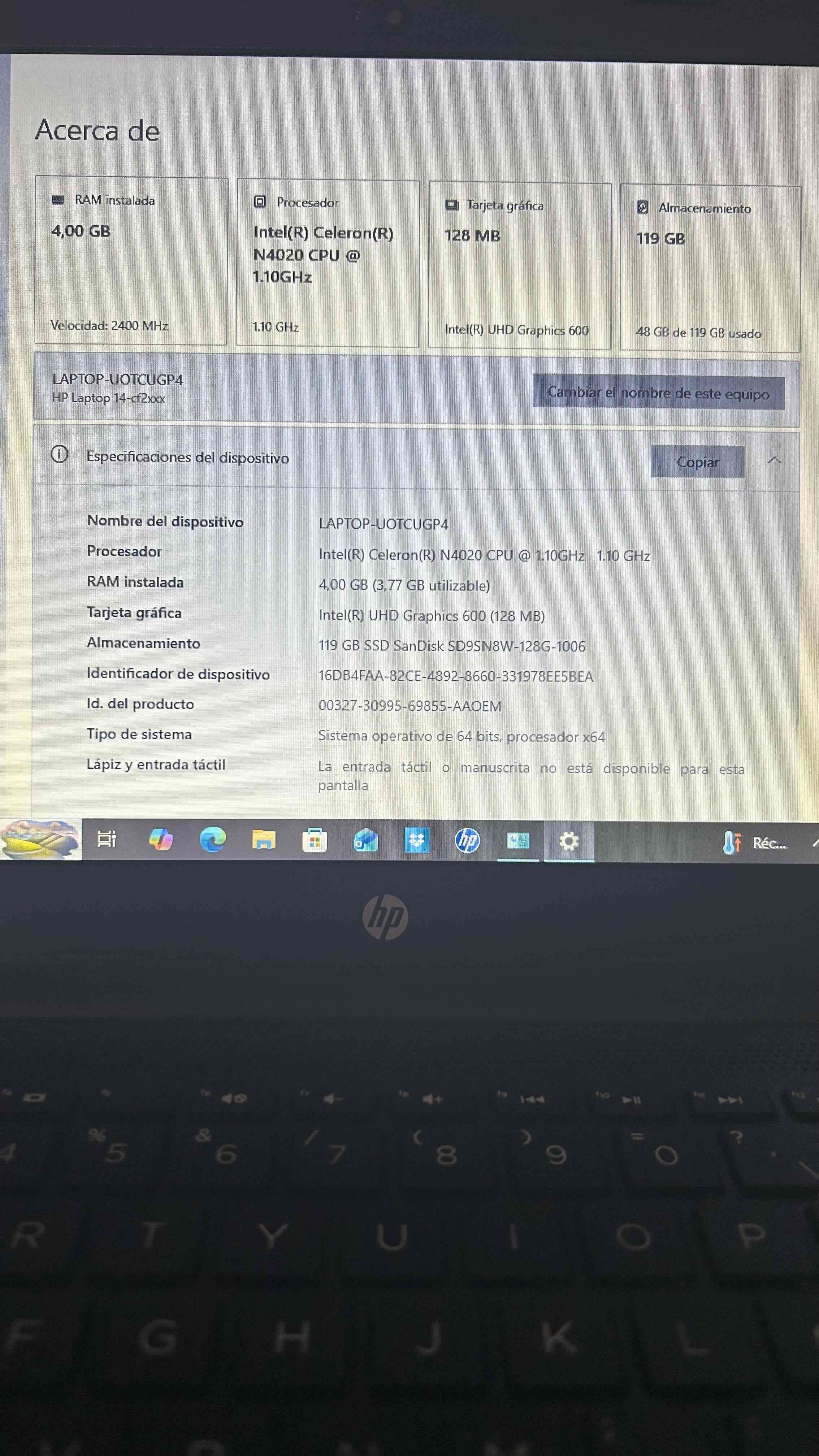 Laptop HP 14 pulgadas - miniatura 5