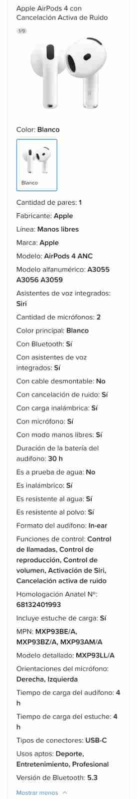AirPods con cancelación de ruido - miniatura 2
