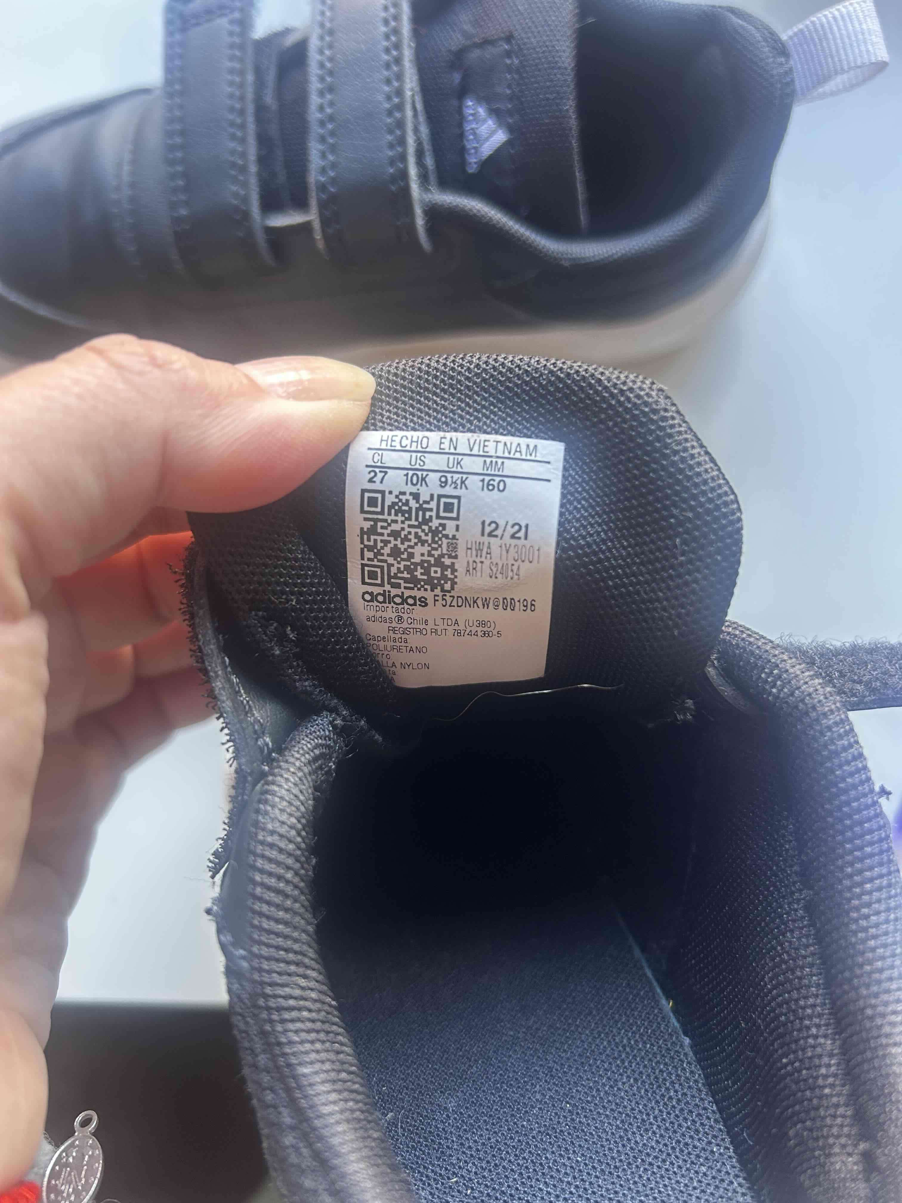 Zapatillas negras Adidas niño - miniatura 4