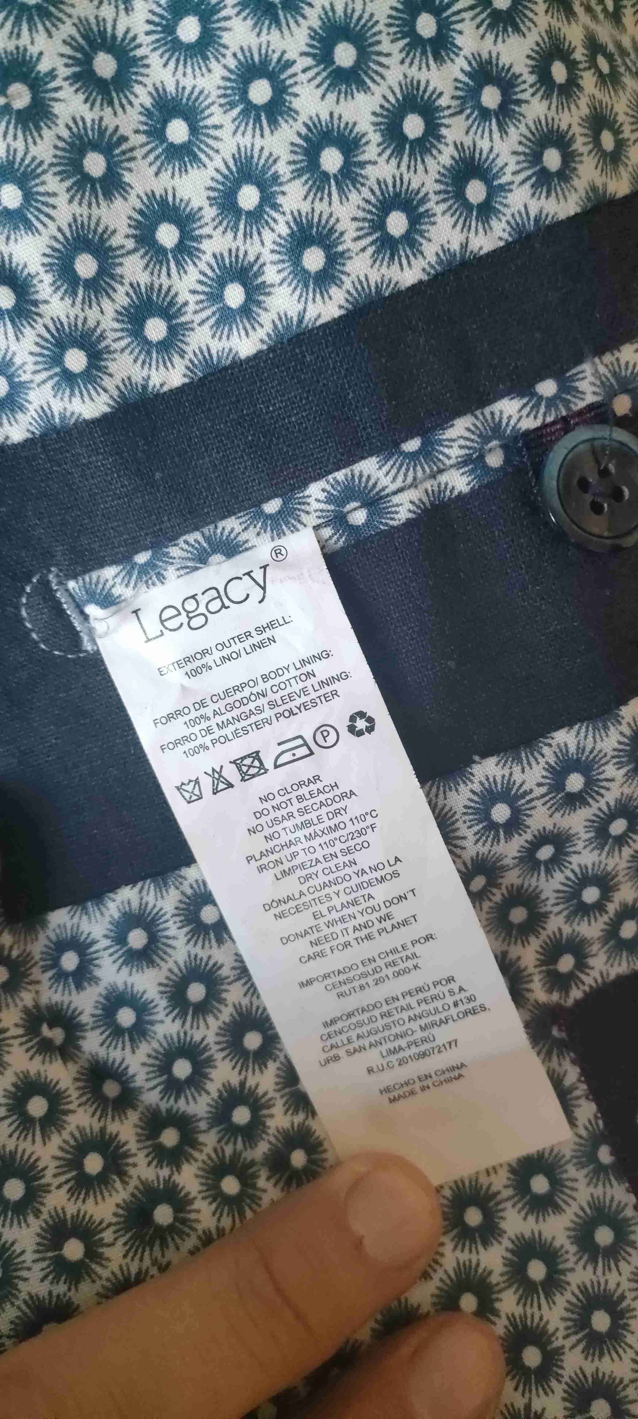 Blazer azul oscuro para hombre - miniatura 4