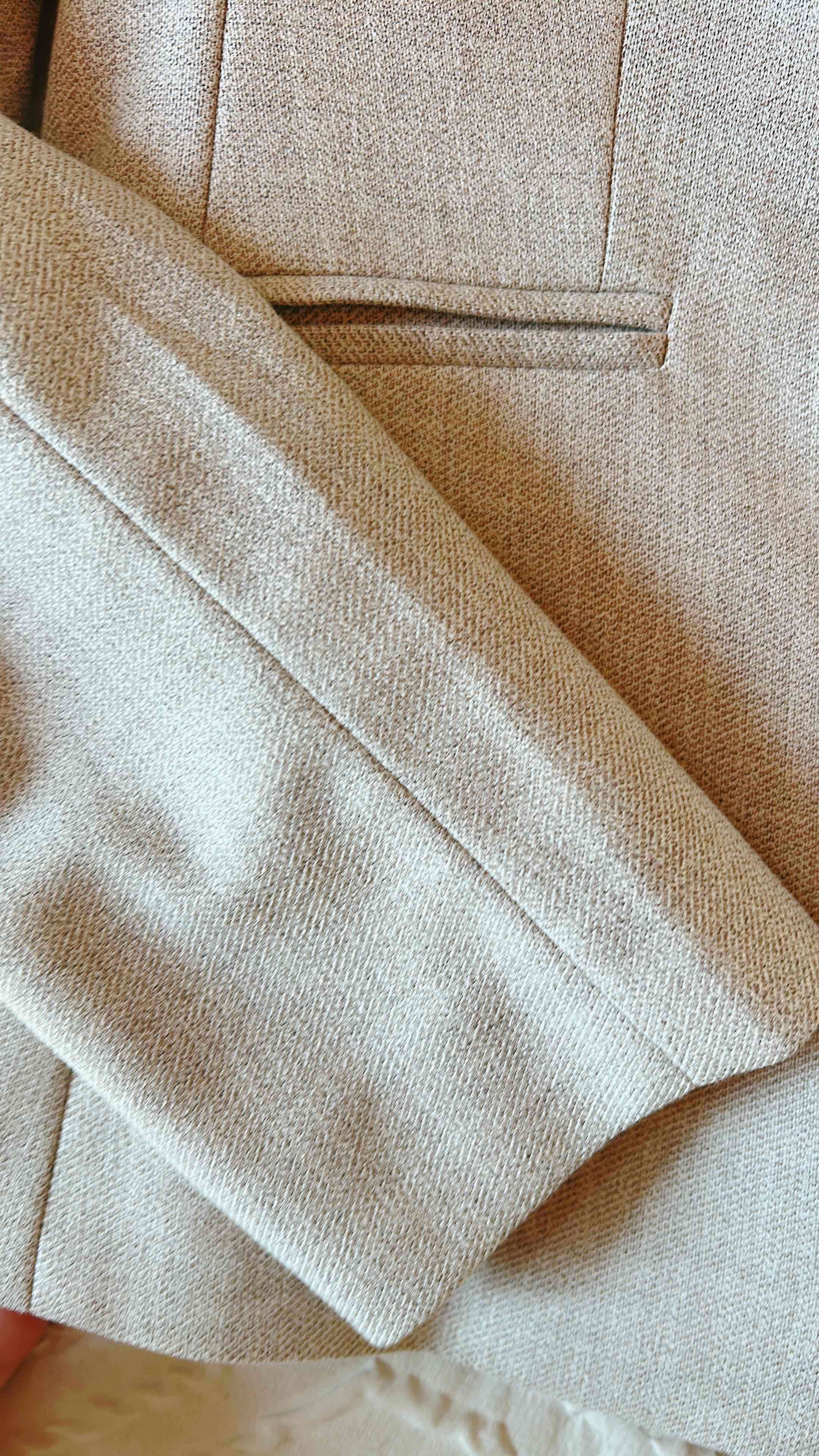 Blazer beige elegante - miniatura 2